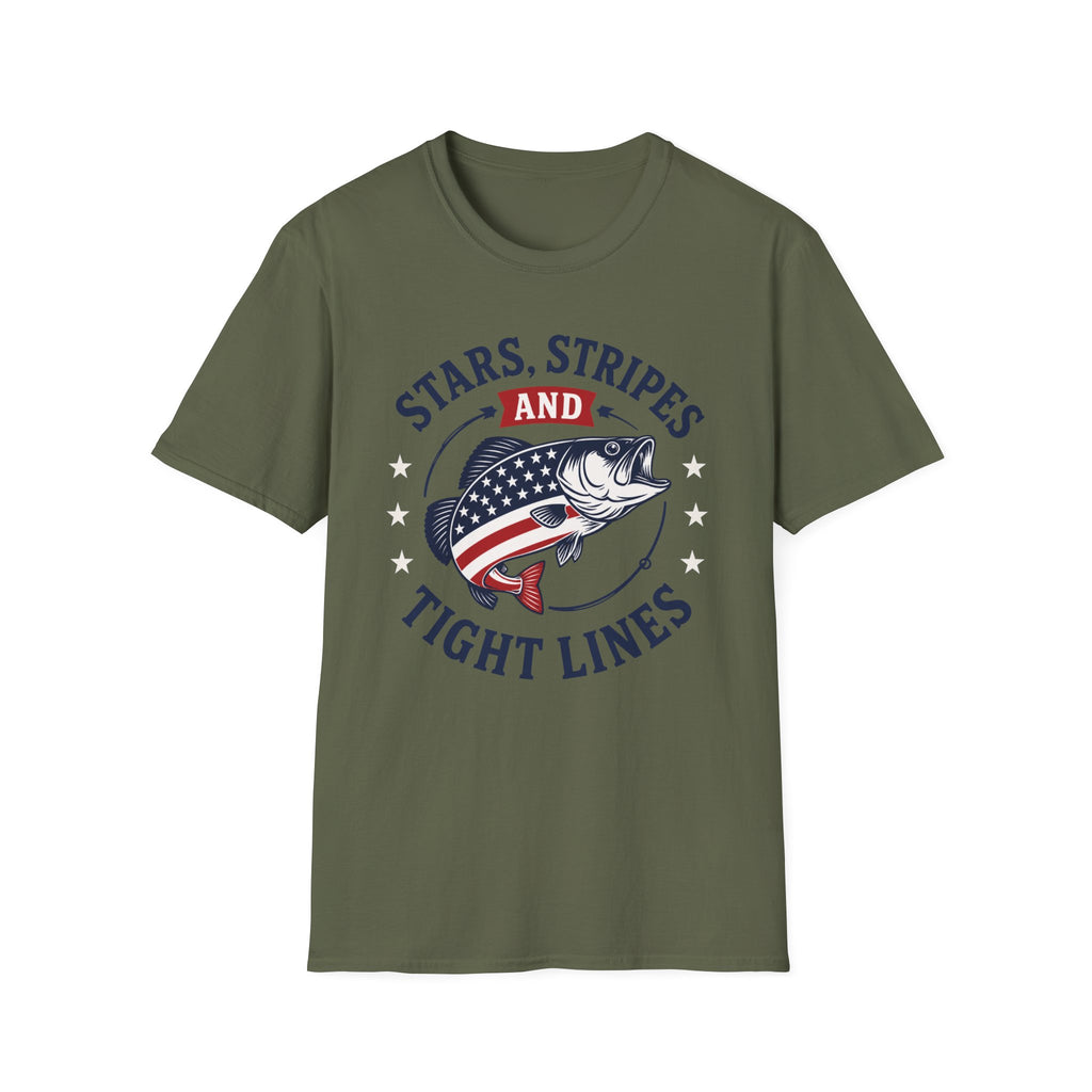 Stars, Stripes, Tight Lines T-Shirt