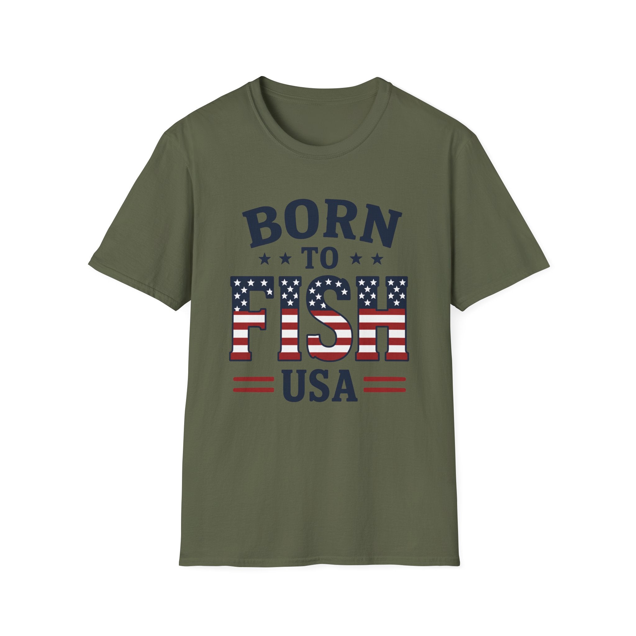 Born to Fish USA T-Shirt