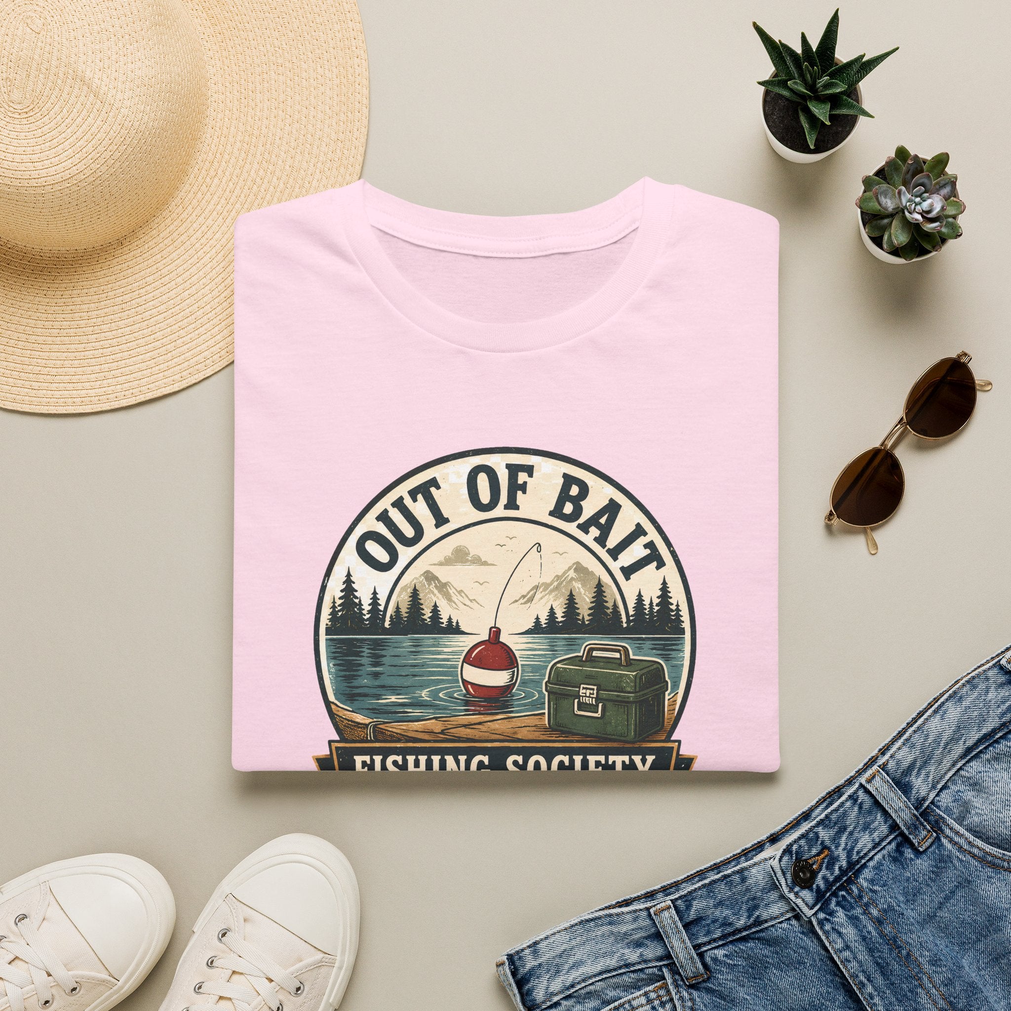 Out of Bait Fishing Society T-Shirt