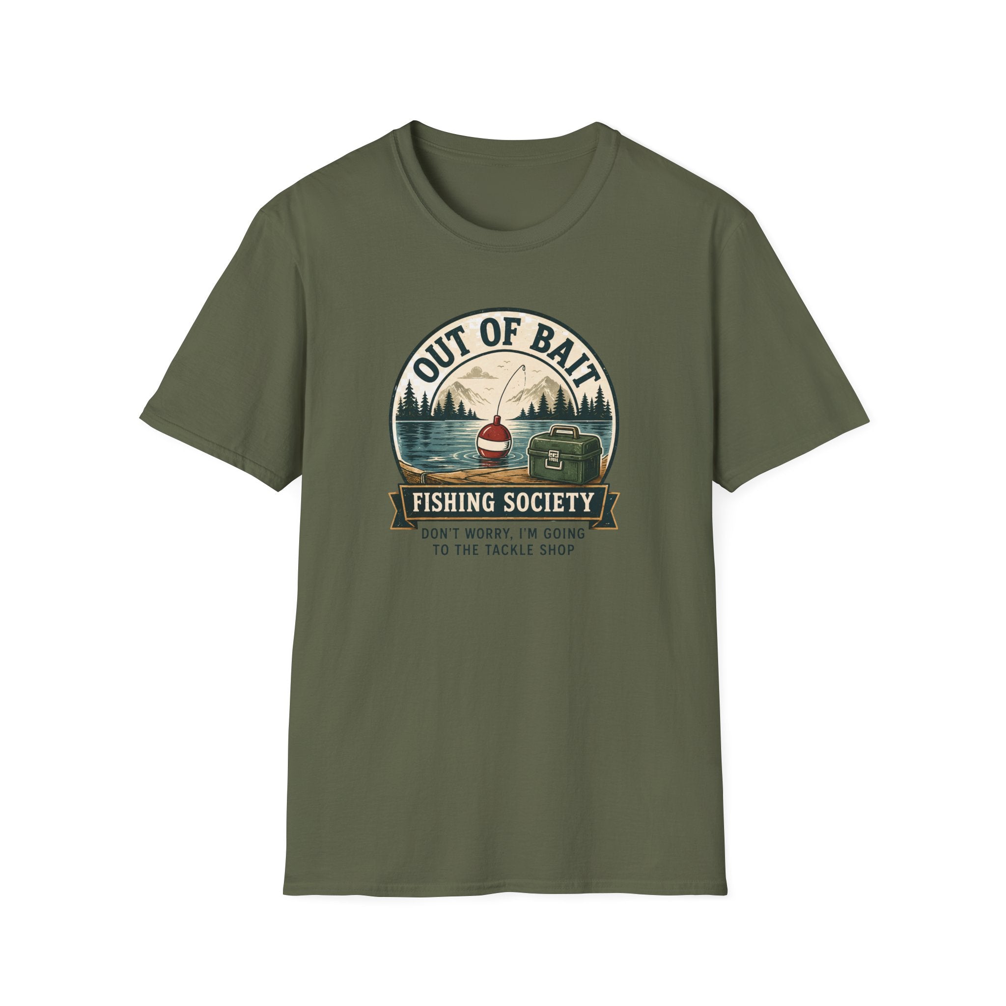 Out of Bait Fishing Society T-Shirt