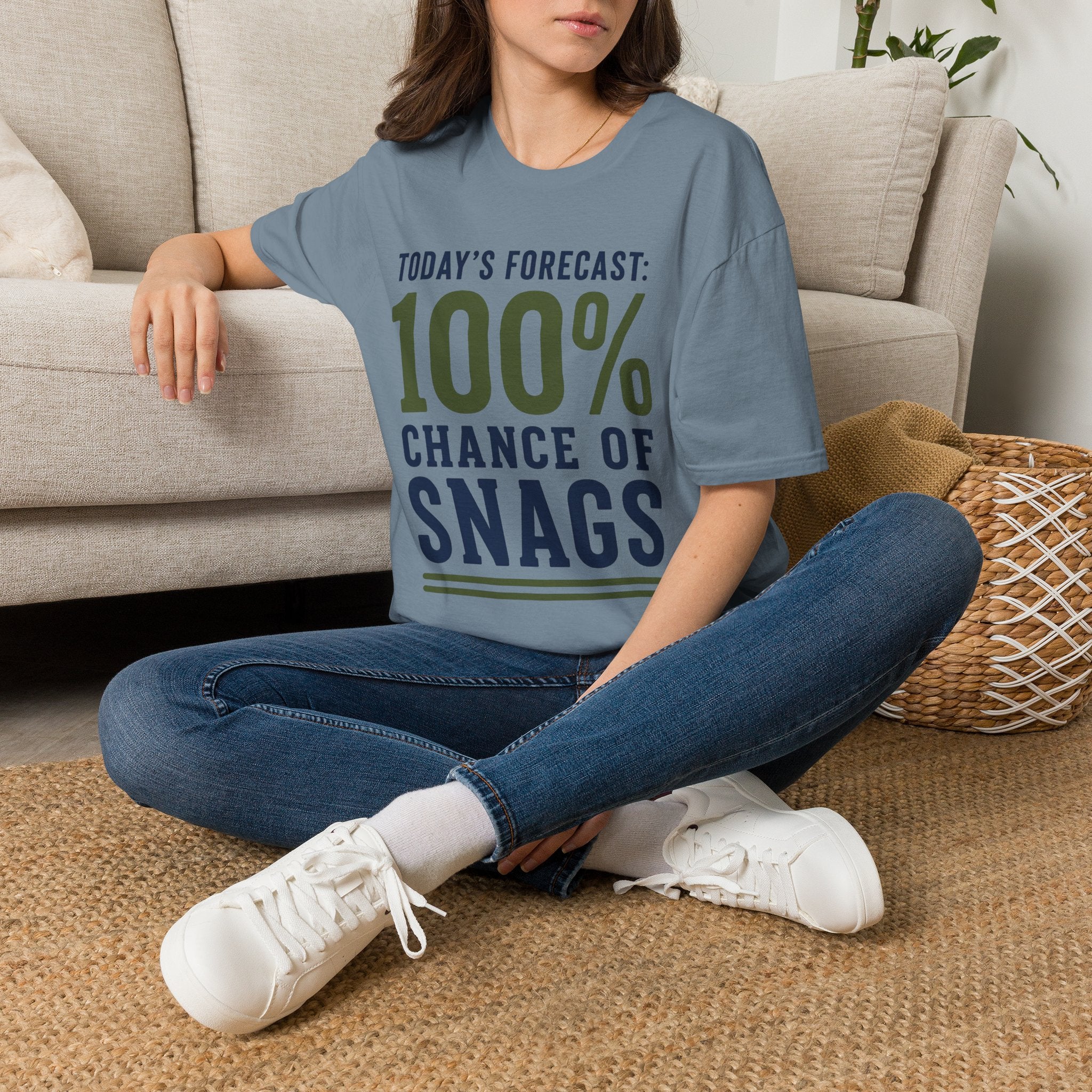 100% Chance of Snags T-Shirt
