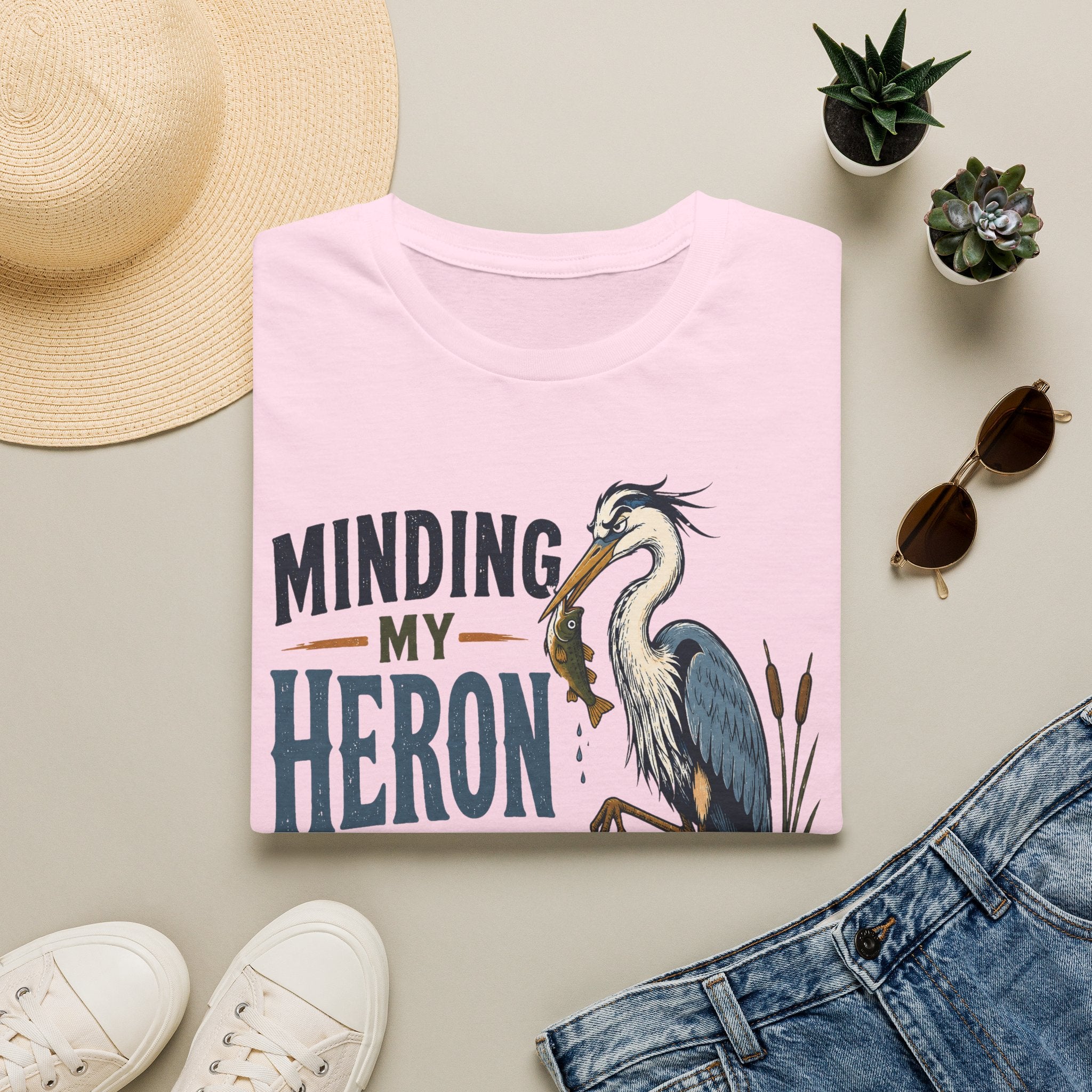 Minding My Heron Business T-Shirt