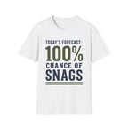 100% Chance of Snags T-Shirt