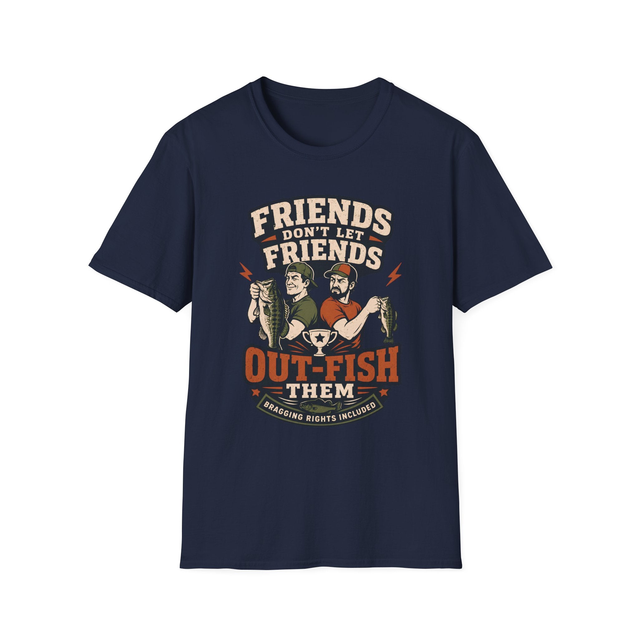 Friends Don't Let Them Outfish T-Shirt