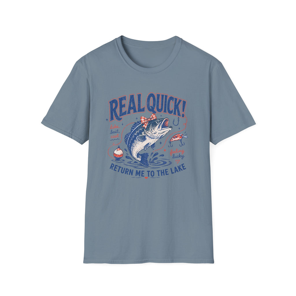 Reel Quick Return Me To The Lake T-Shirt