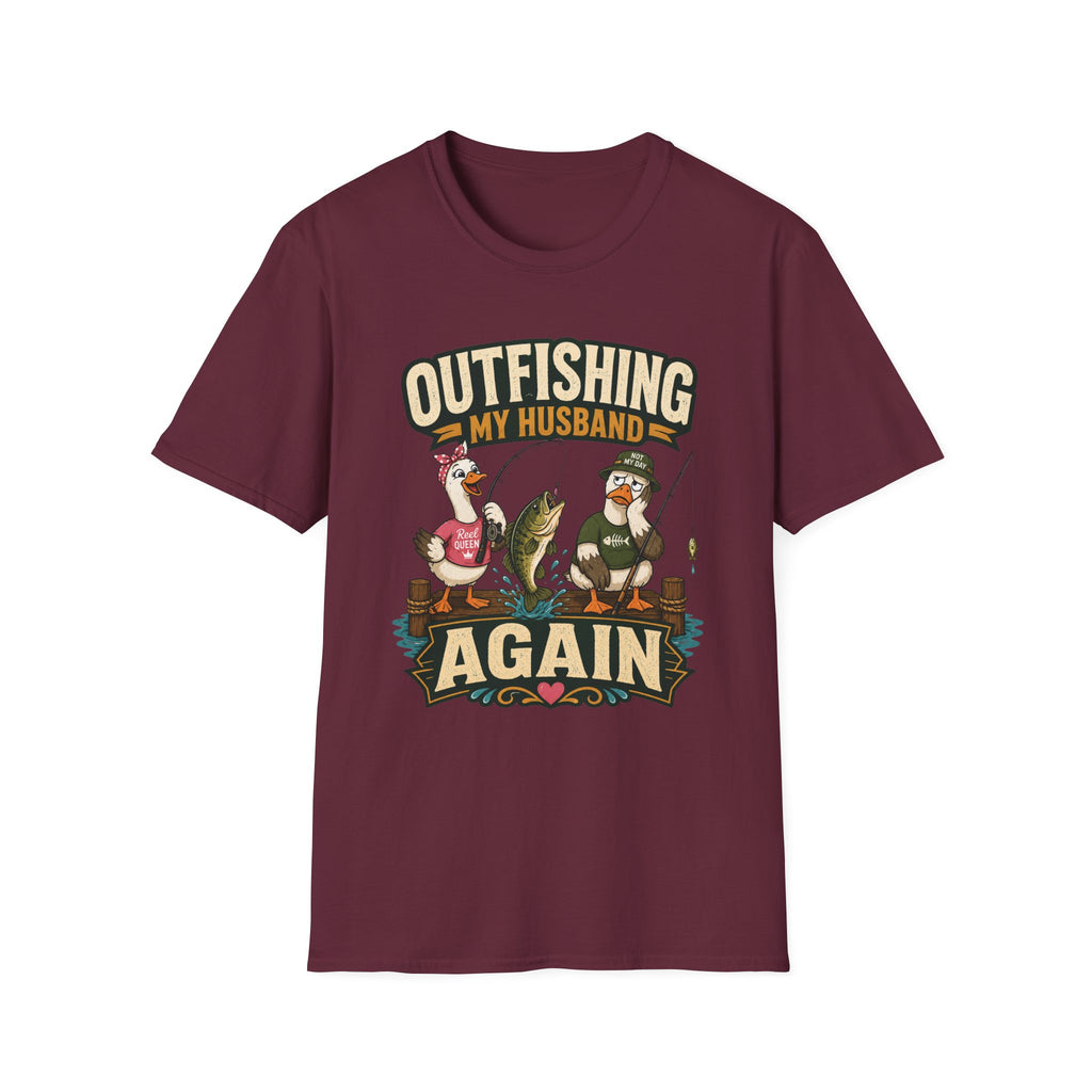 Outfishing My Husband T-Shirt