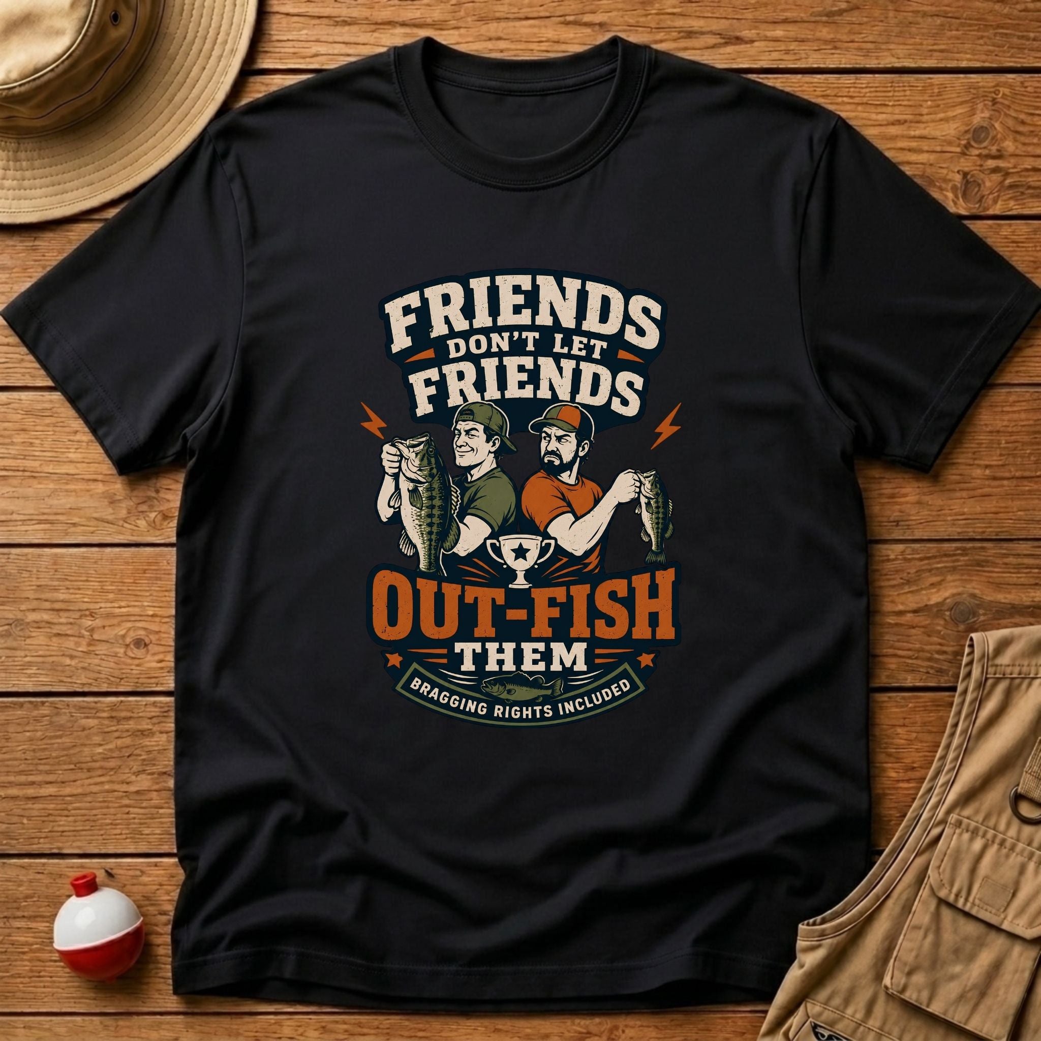 Friends Don't Let Them Outfish T-Shirt