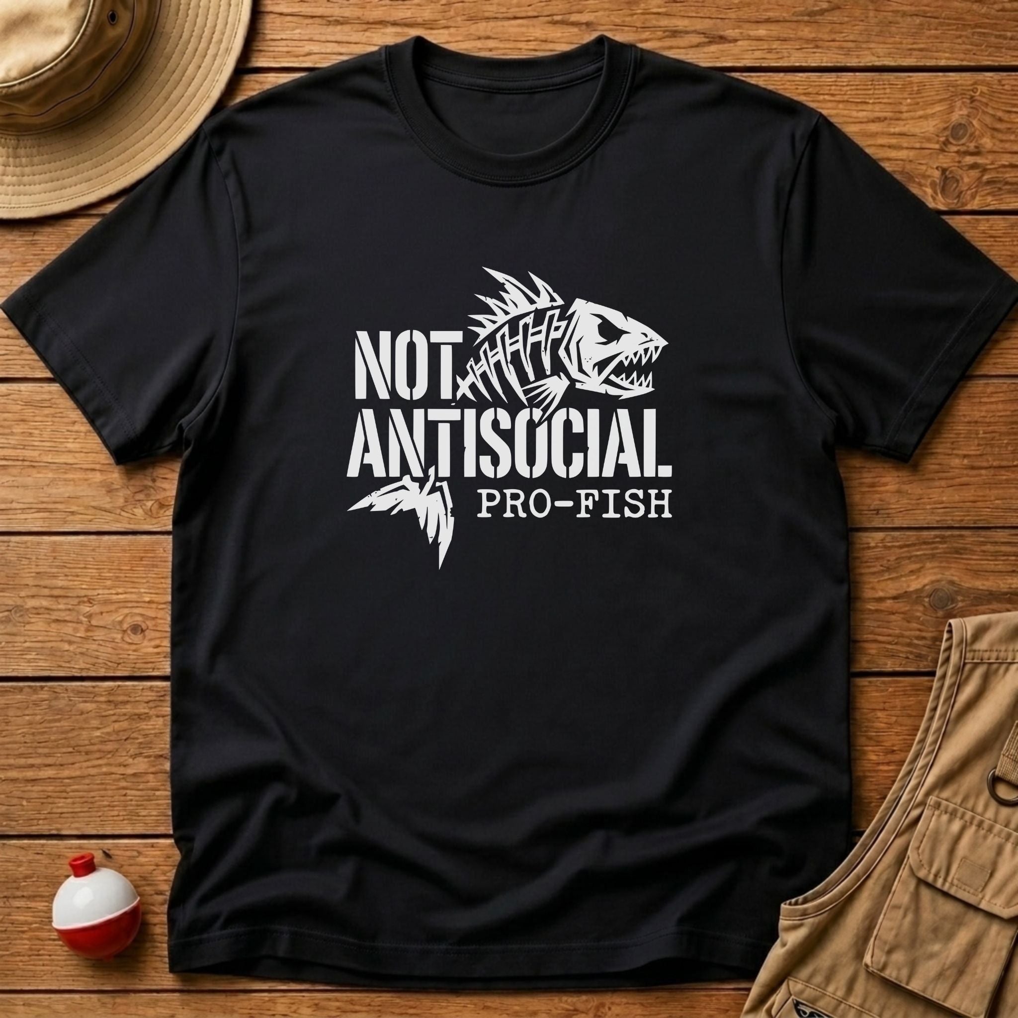 Not AntiSocial, Pro Fish T-Shirt
