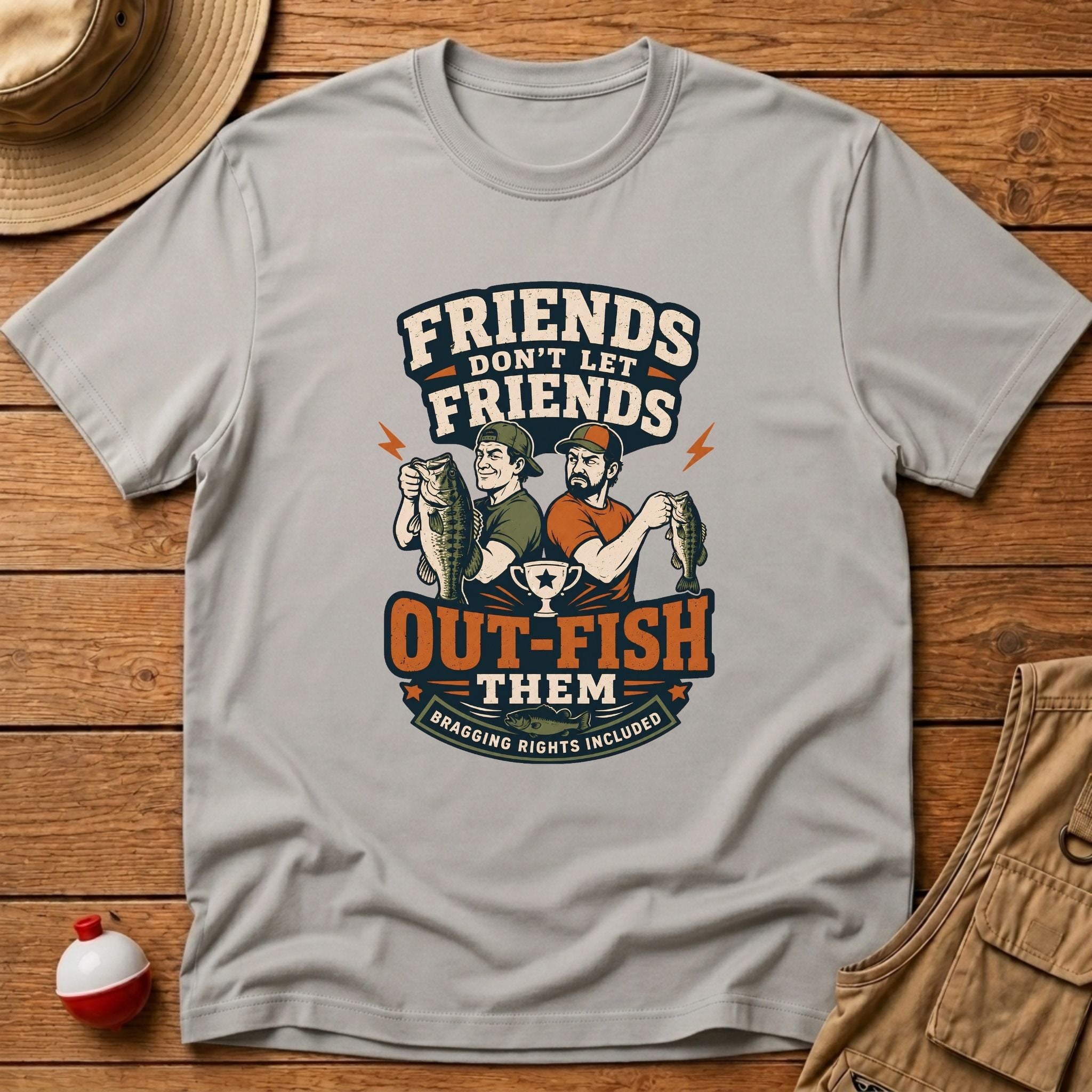 Friends Don't Let Them Outfish T-Shirt
