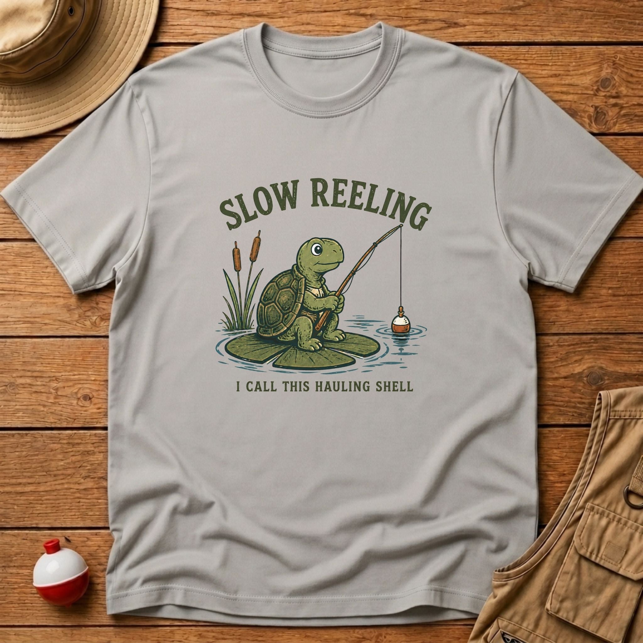 Slow Reeling Hauling Shell T-Shirt