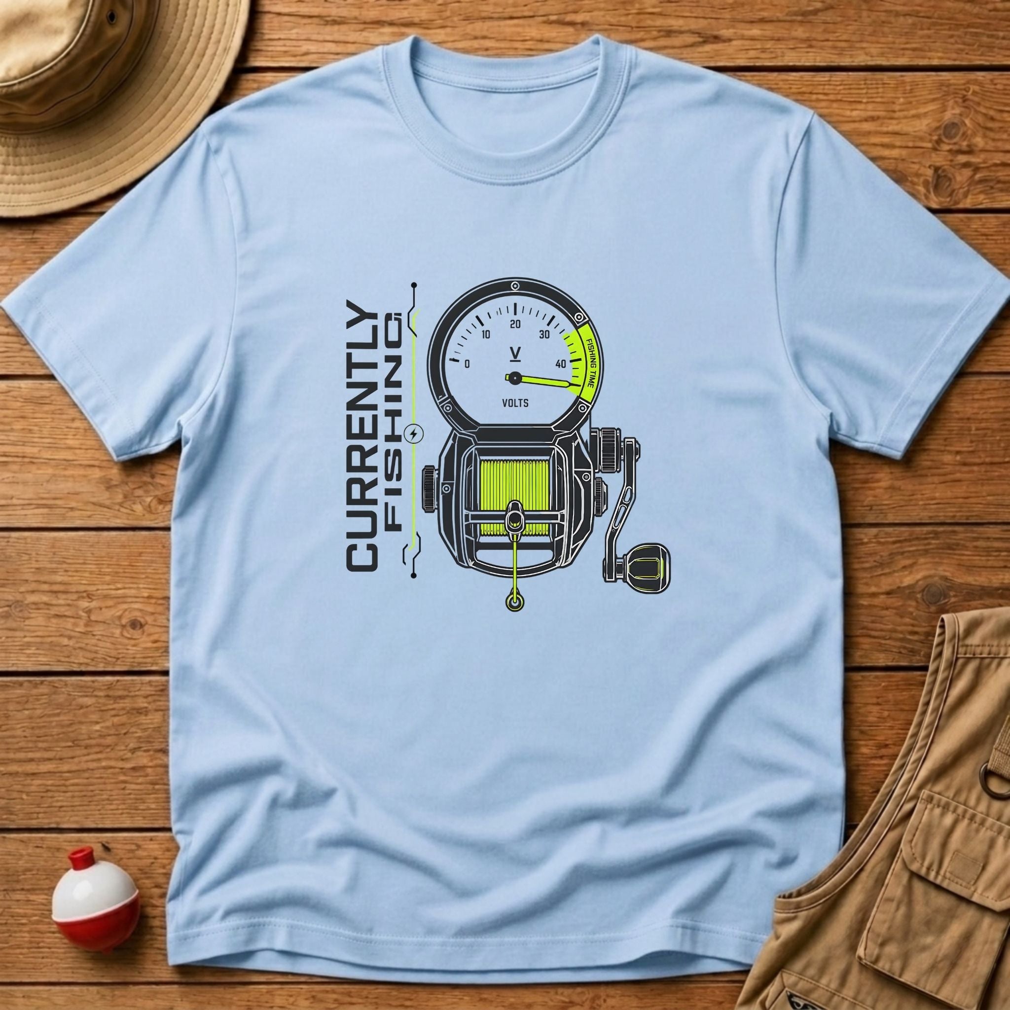 Currently Fishing - Electrician T-Shirt