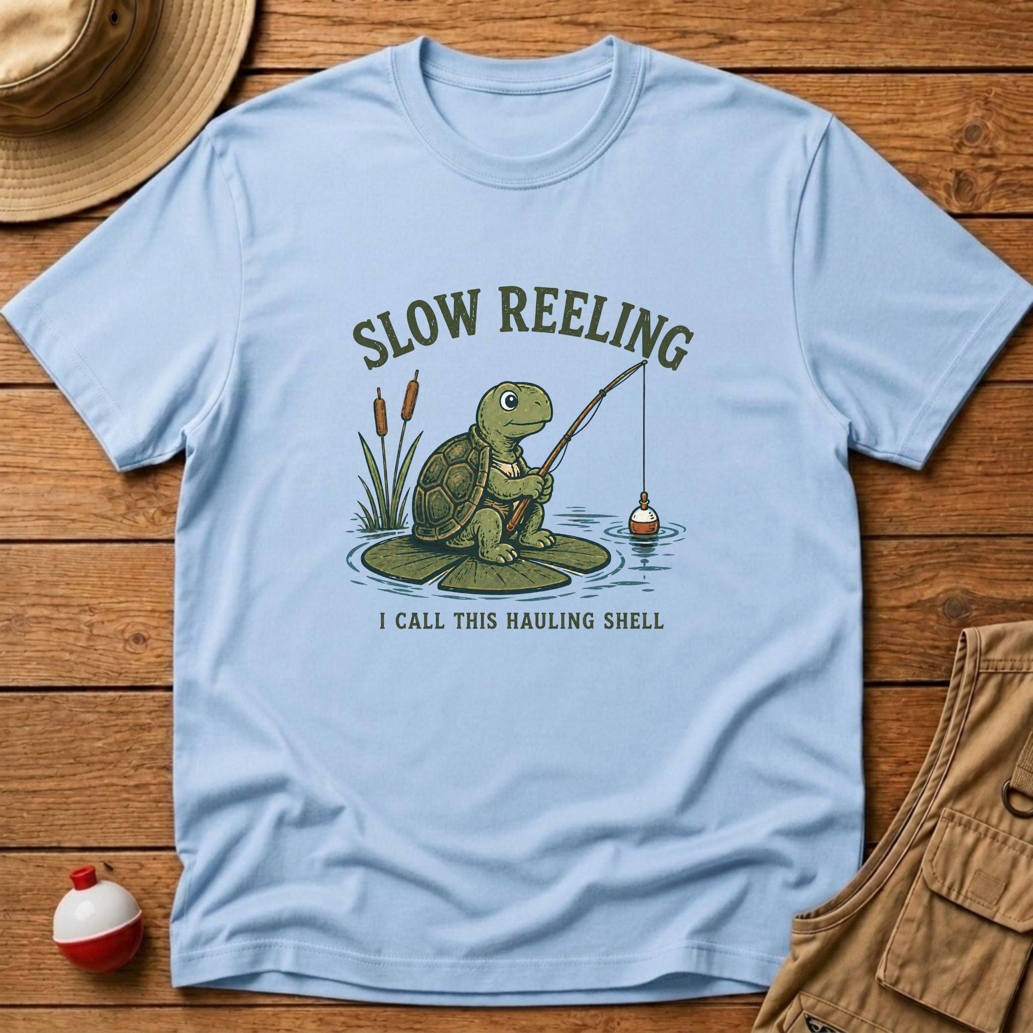 Slow Reeling Hauling Shell T-Shirt