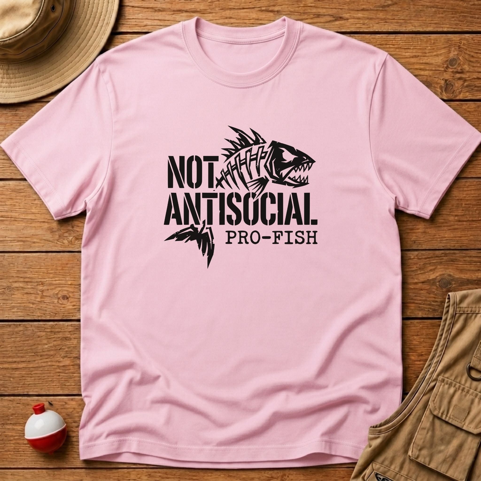 Not AntiSocial, Pro Fish T-Shirt
