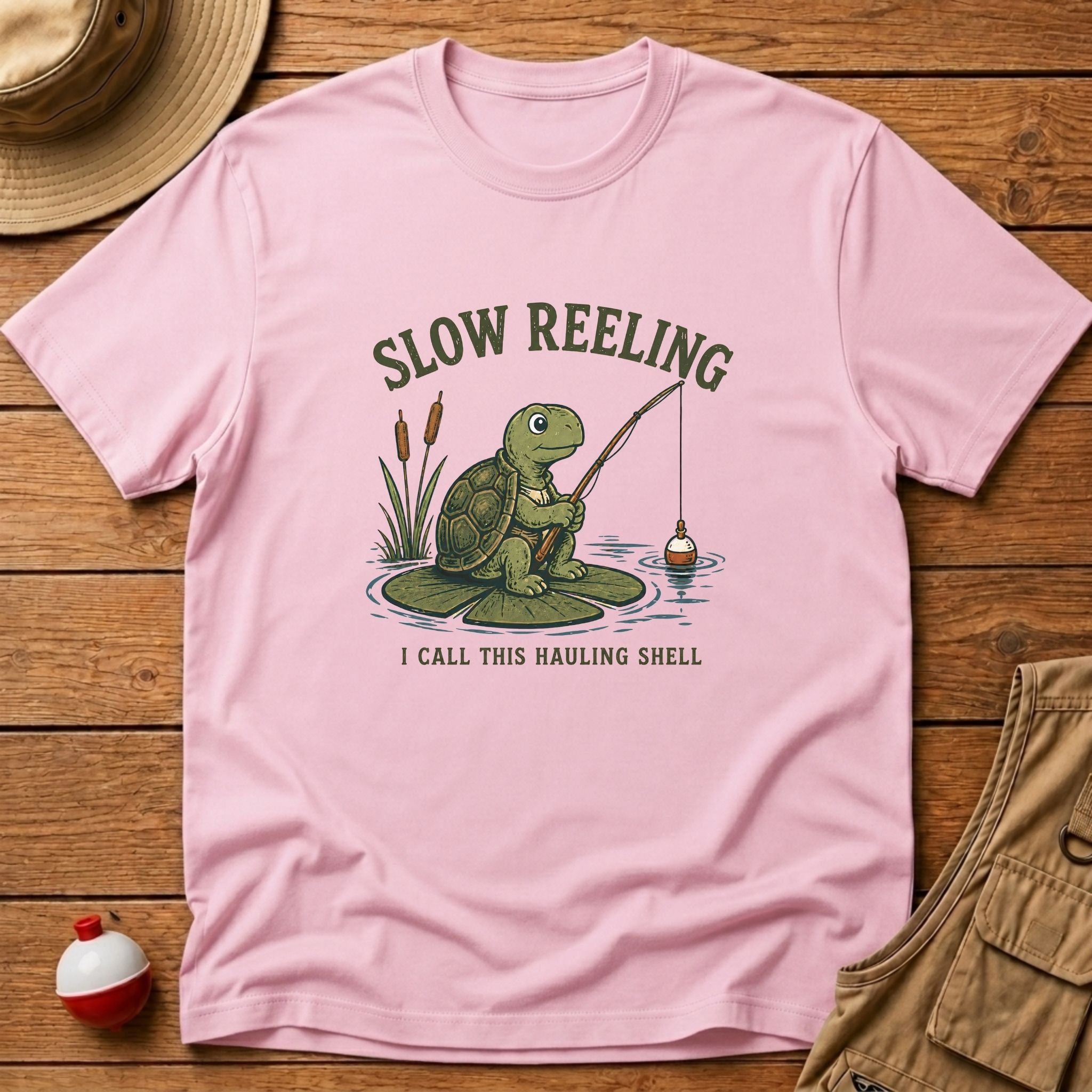 Slow Reeling Hauling Shell T-Shirt