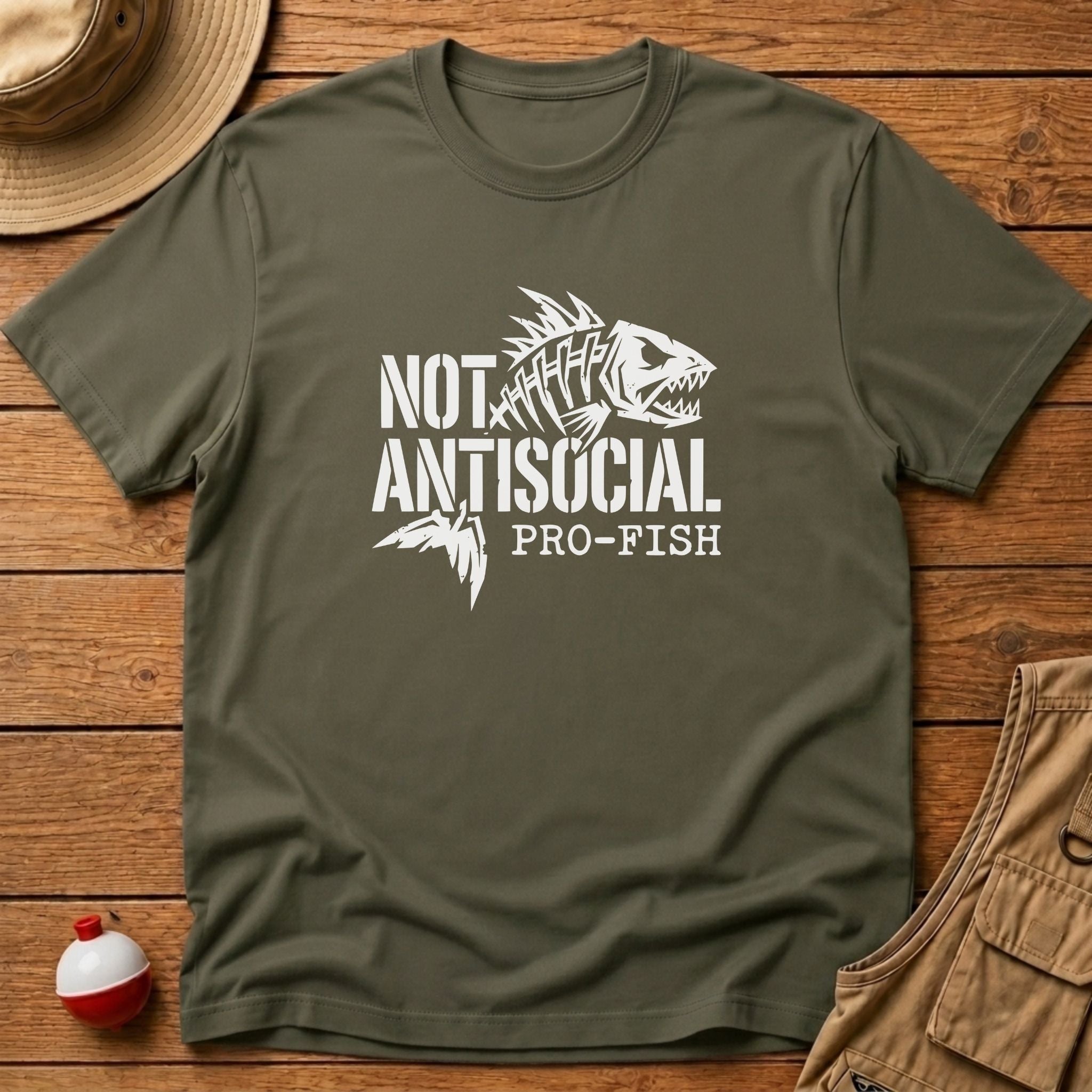 Not AntiSocial, Pro Fish T-Shirt