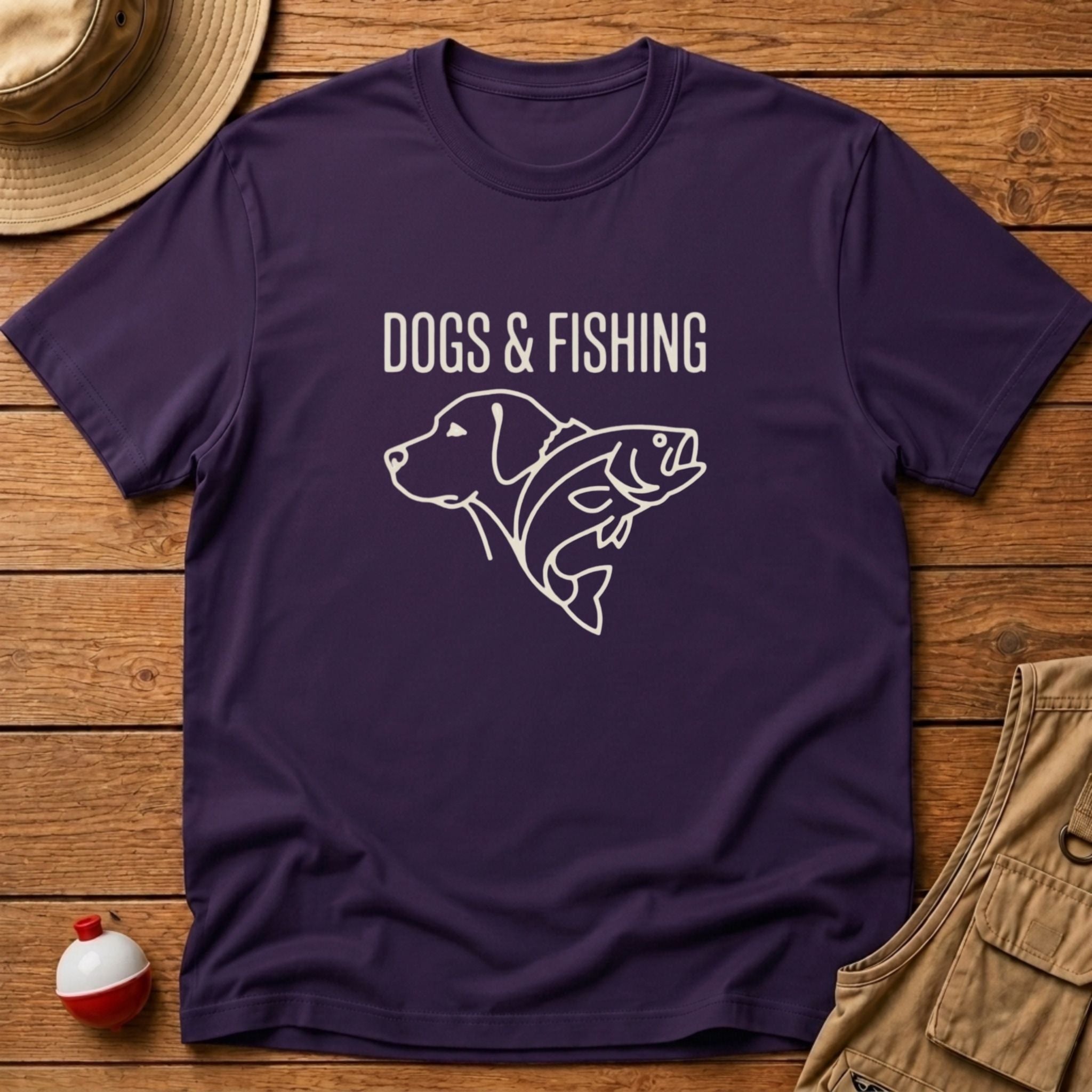 Dogs & Fishing T-Shirt