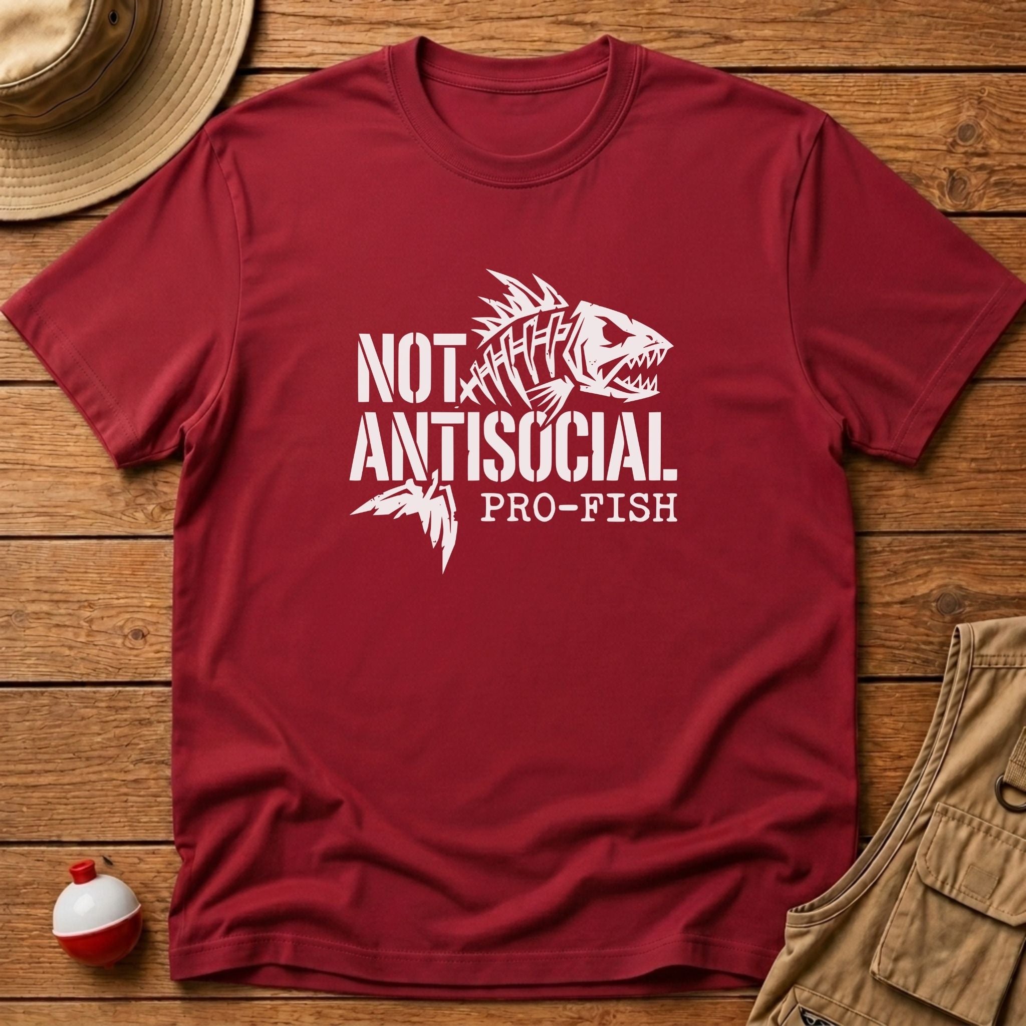 Not AntiSocial, Pro Fish T-Shirt