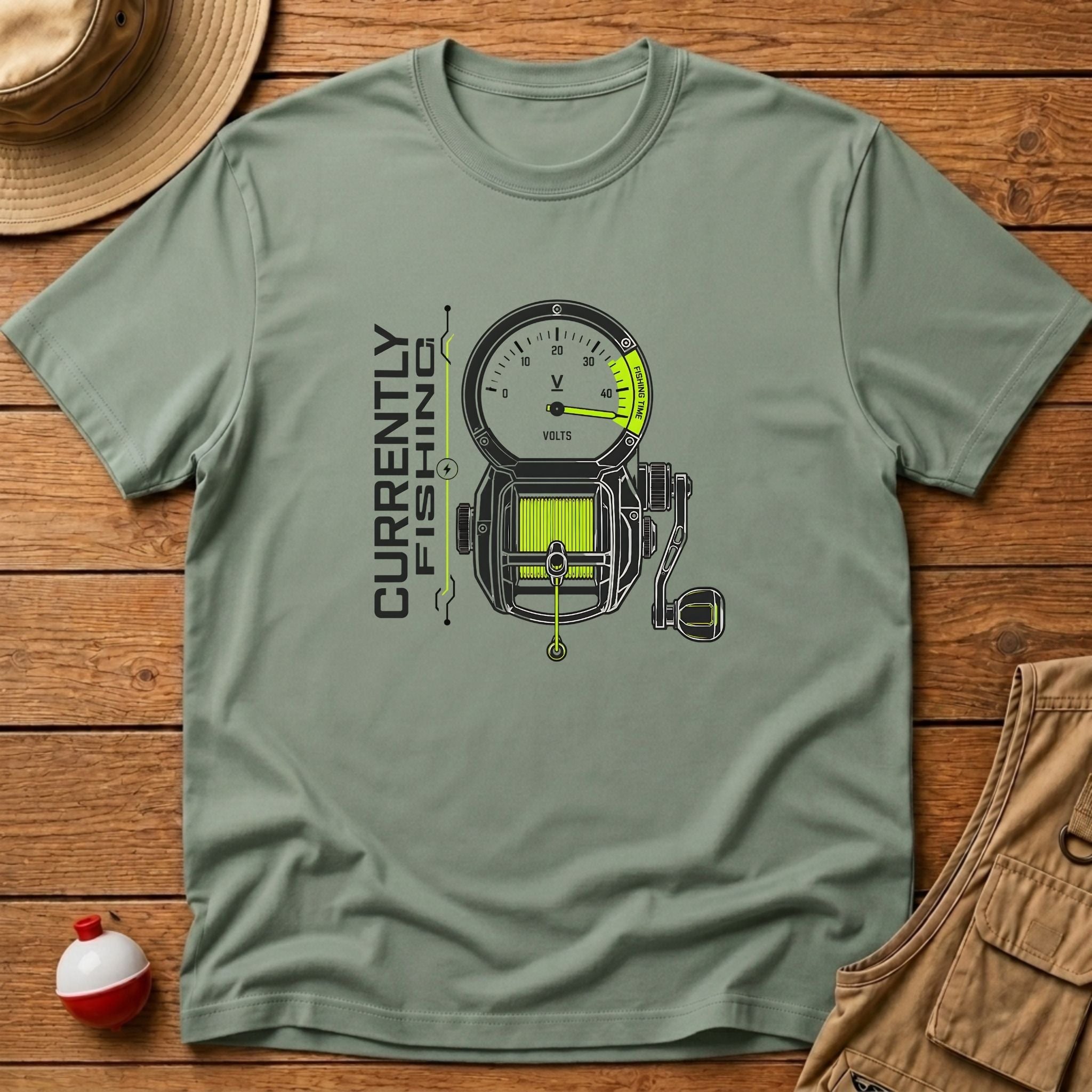 Currently Fishing - Electrician T-Shirt