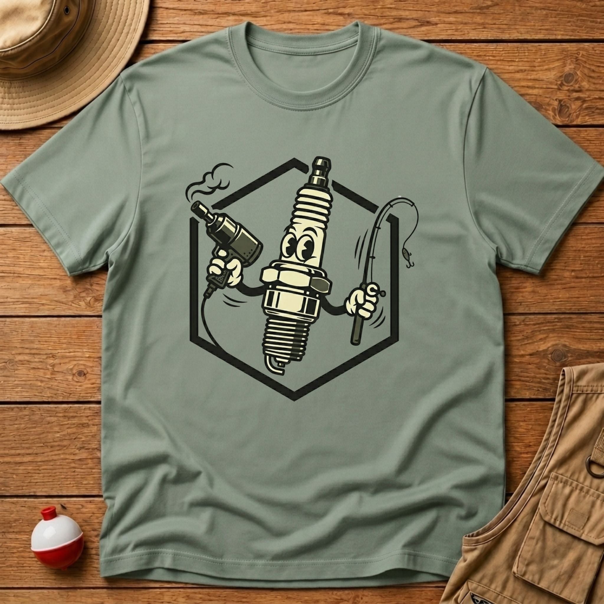 Mechanic Work to Fish T-Shirt