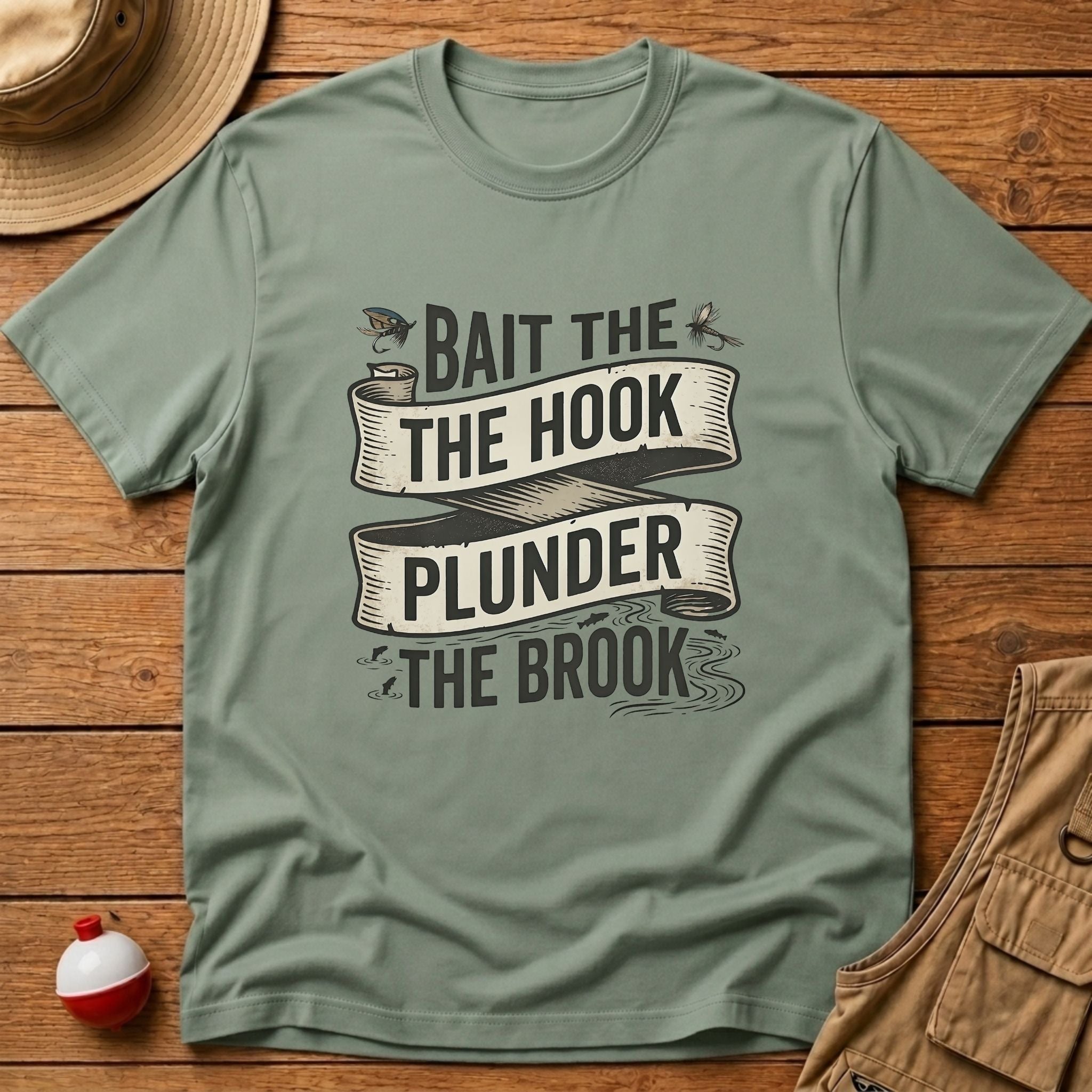 Bait the Hook Plunder the Brook T-Shirt