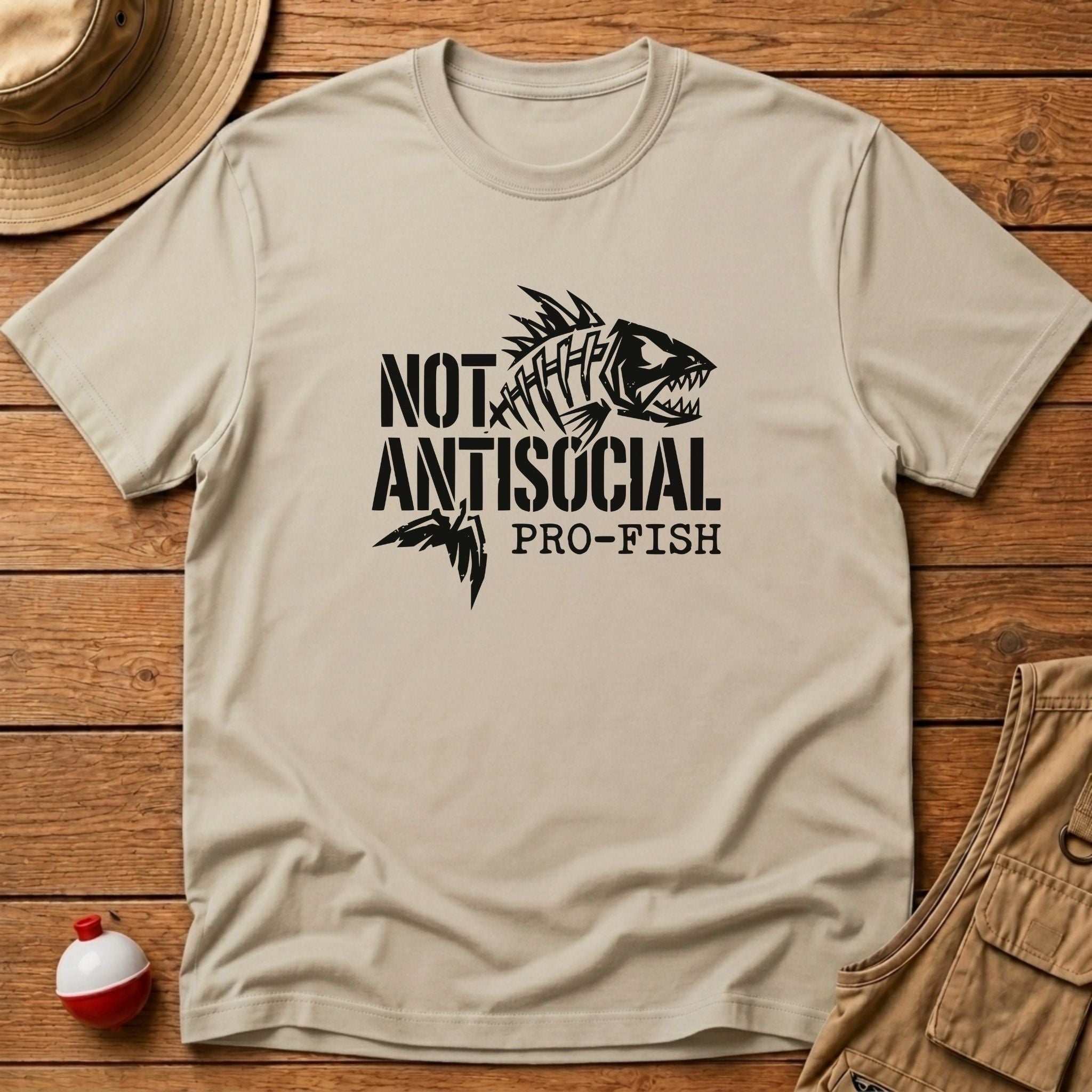 Not AntiSocial, Pro Fish T-Shirt