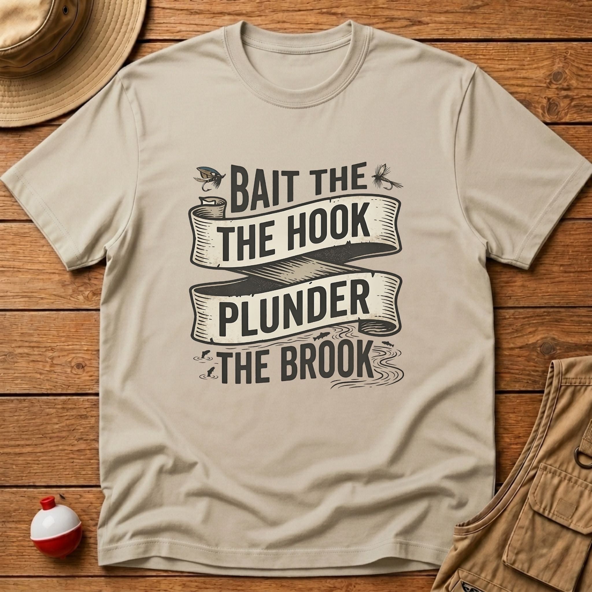 Bait the Hook Plunder the Brook T-Shirt