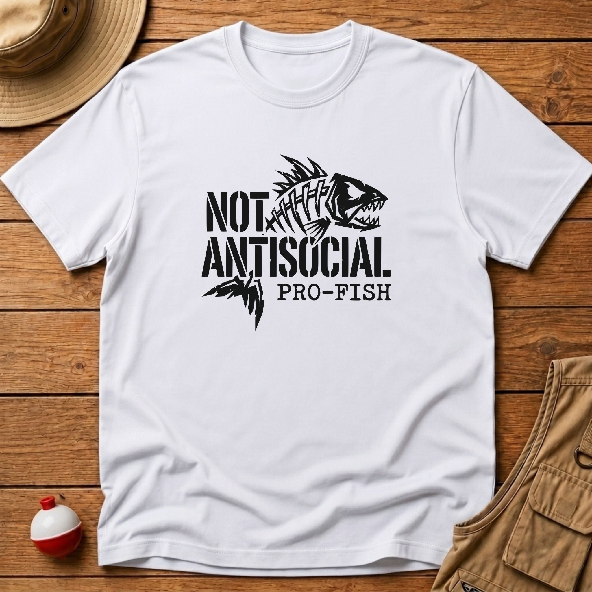 Not AntiSocial, Pro Fish T-Shirt