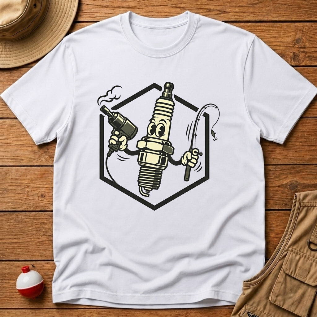 Mechanic Work to Fish T-Shirt