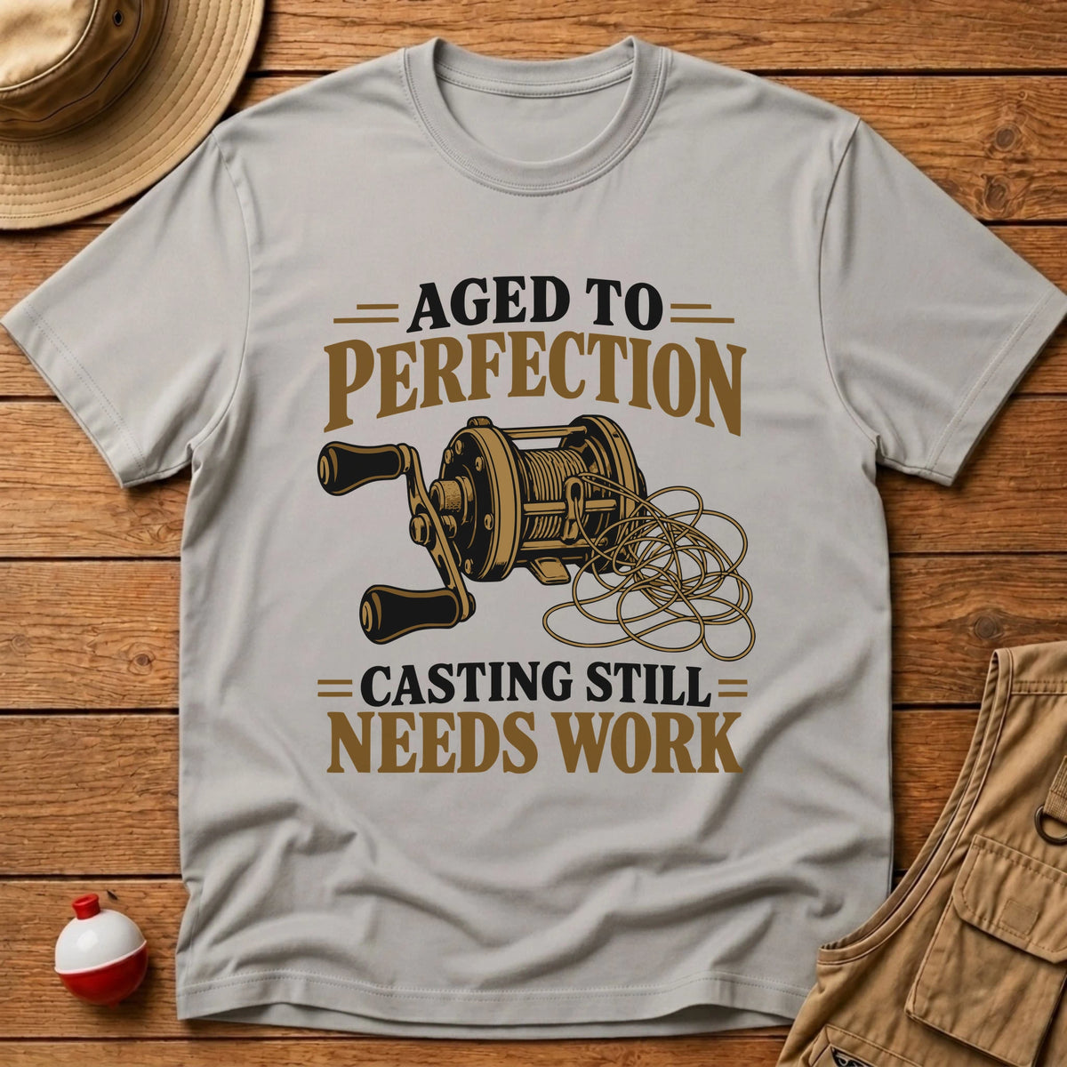 Aged To Perfection T-Shirt - Floating Bobber