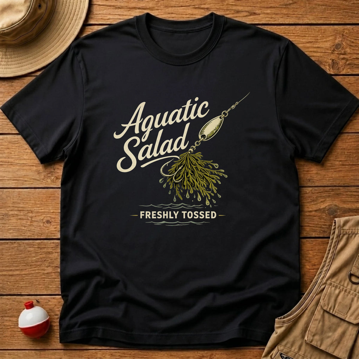 Aquatic Salad T-Shirt - Floating Bobber