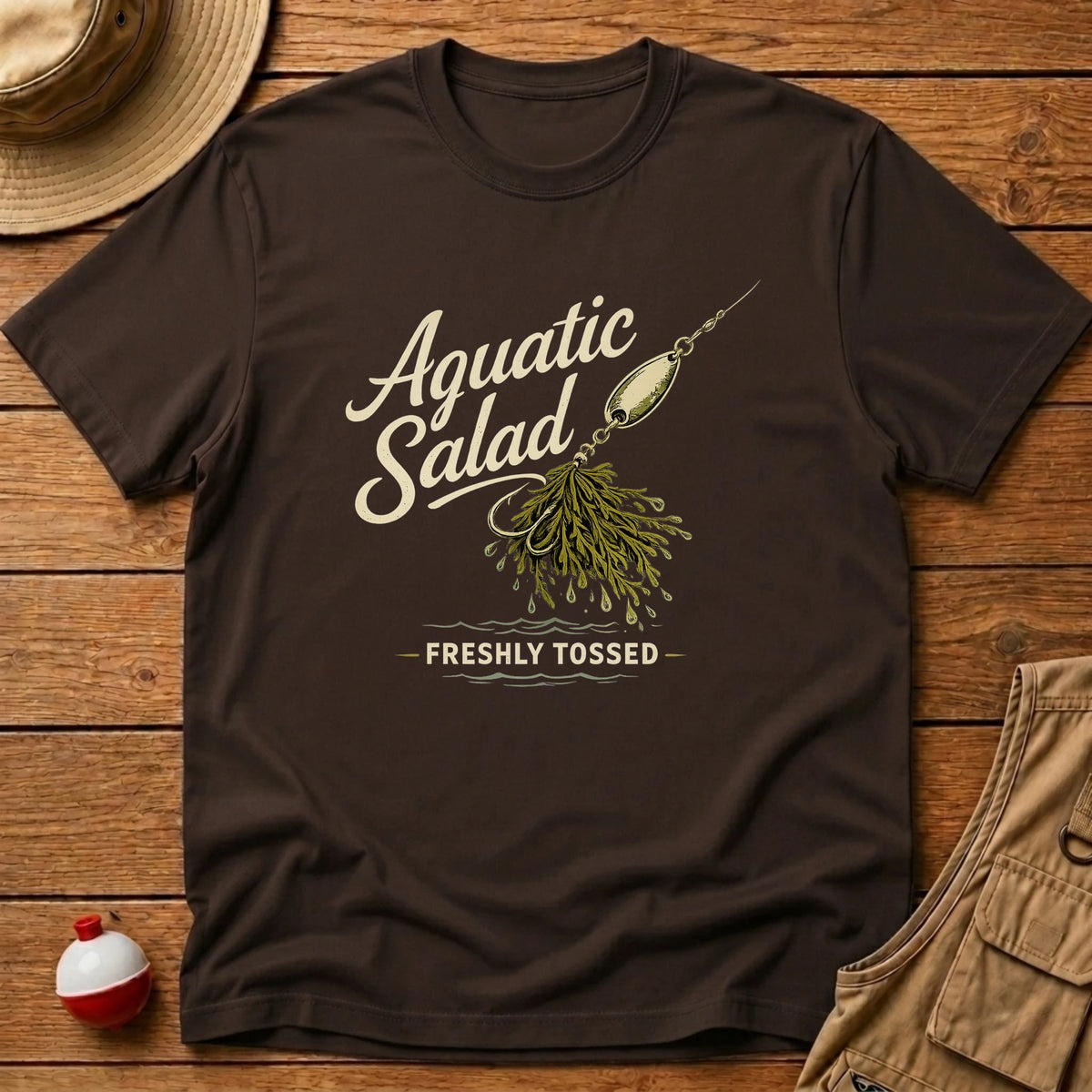 Aquatic Salad T-Shirt - Floating Bobber