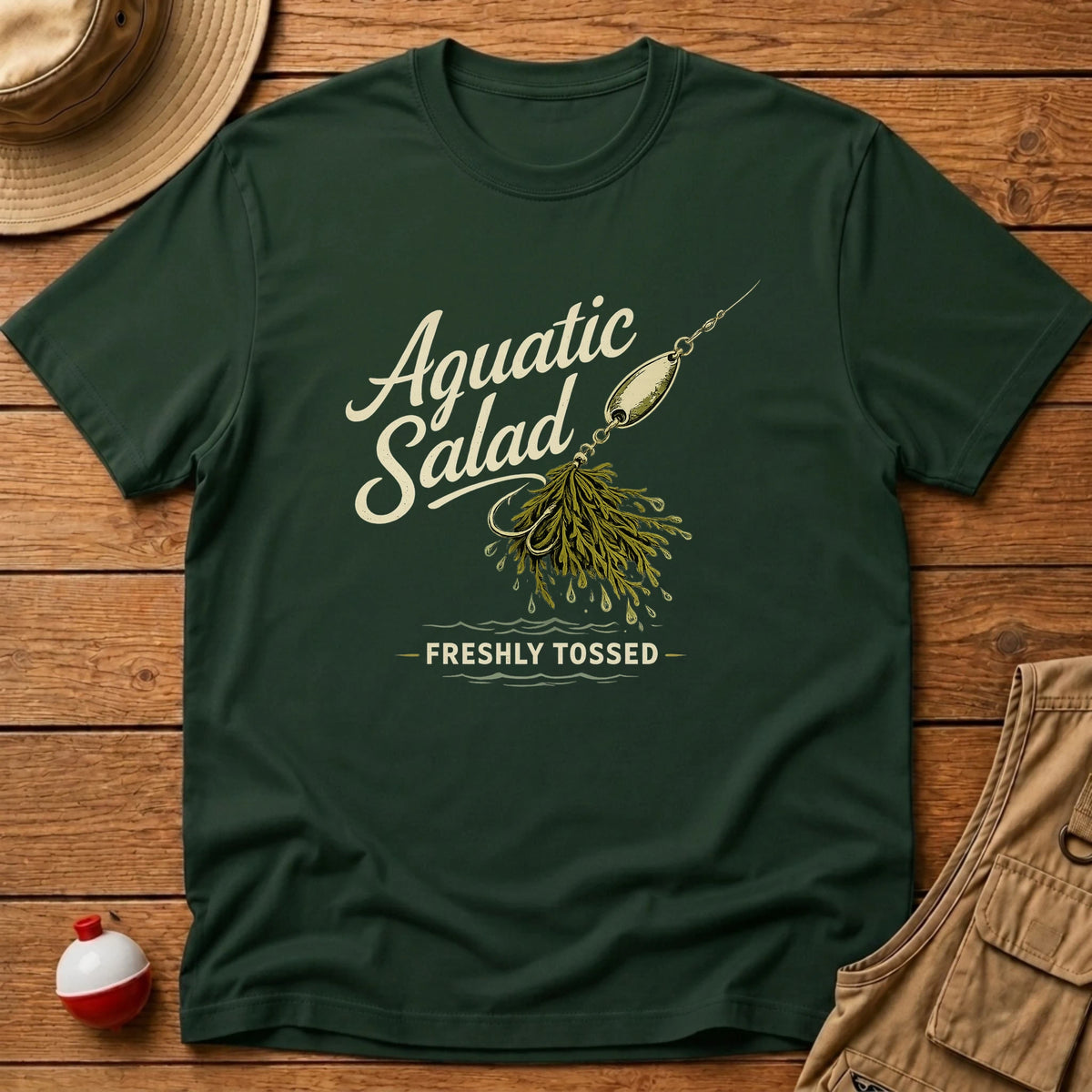 Aquatic Salad T-Shirt - Floating Bobber