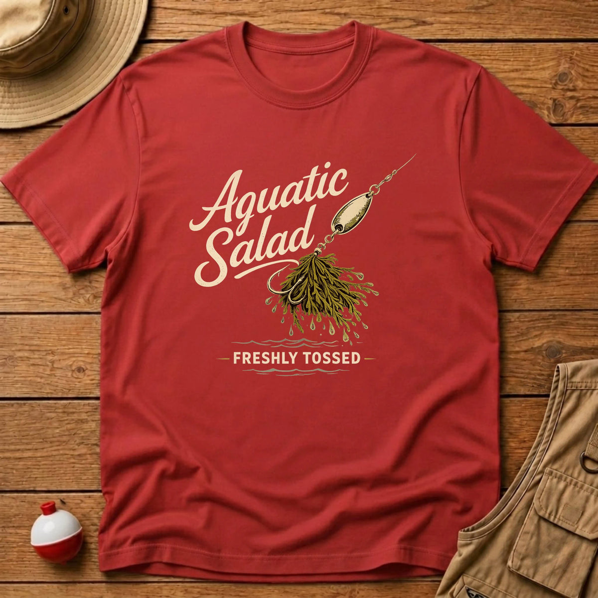 Aquatic Salad T-Shirt - Floating Bobber
