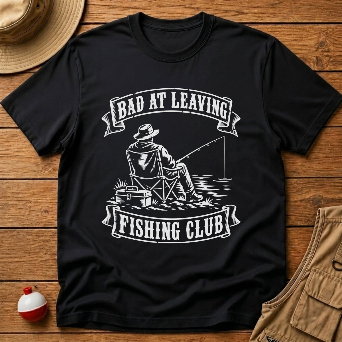Bad At Leaving Club T-Shirt - Floating Bobber