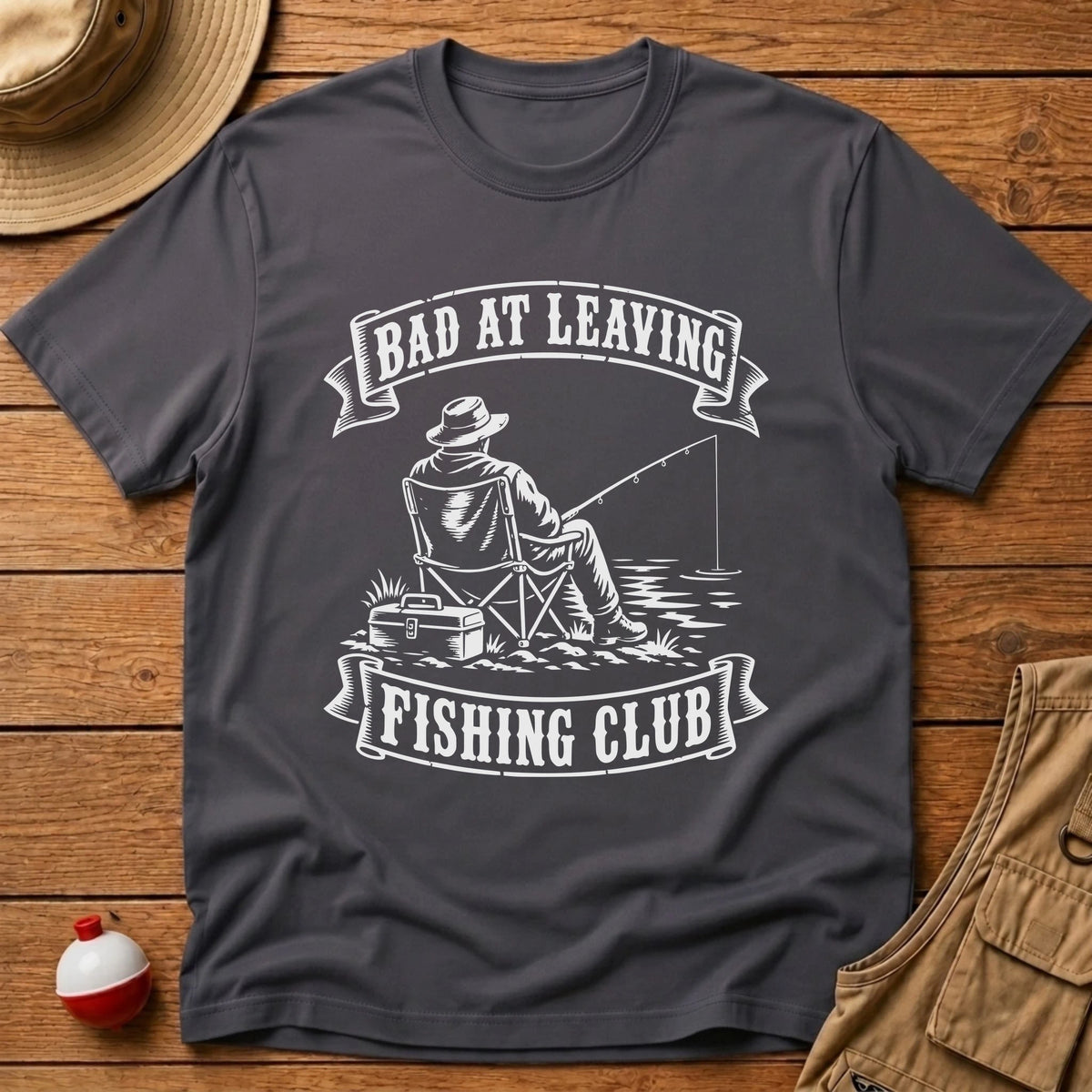Bad At Leaving Club T-Shirt - Floating Bobber