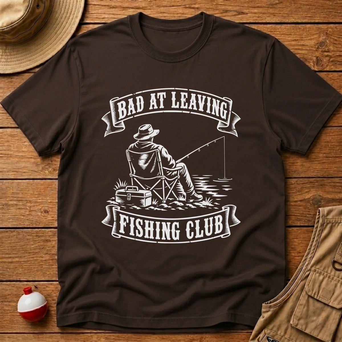 Bad At Leaving Club T-Shirt - Floating Bobber