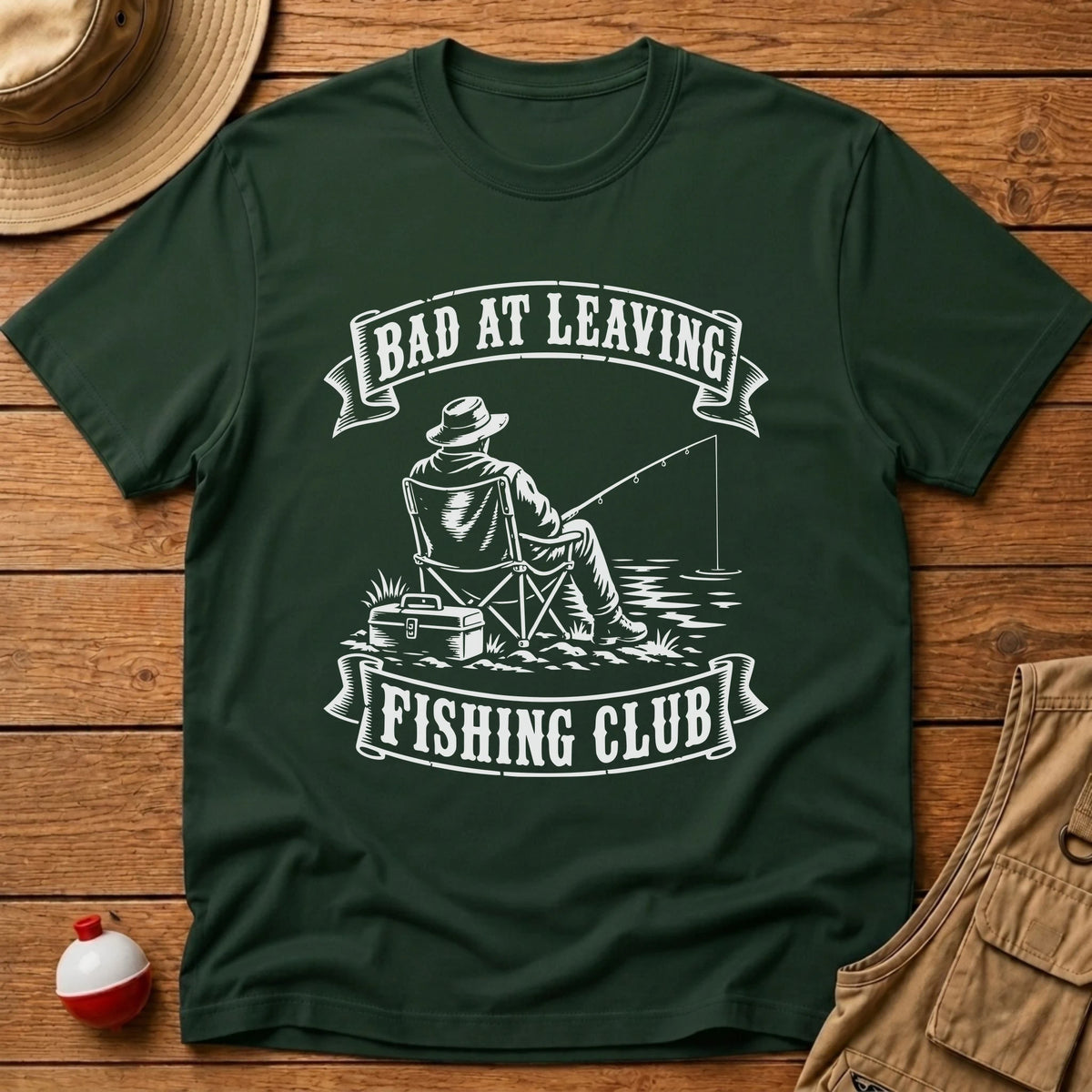 Bad At Leaving Club T-Shirt - Floating Bobber