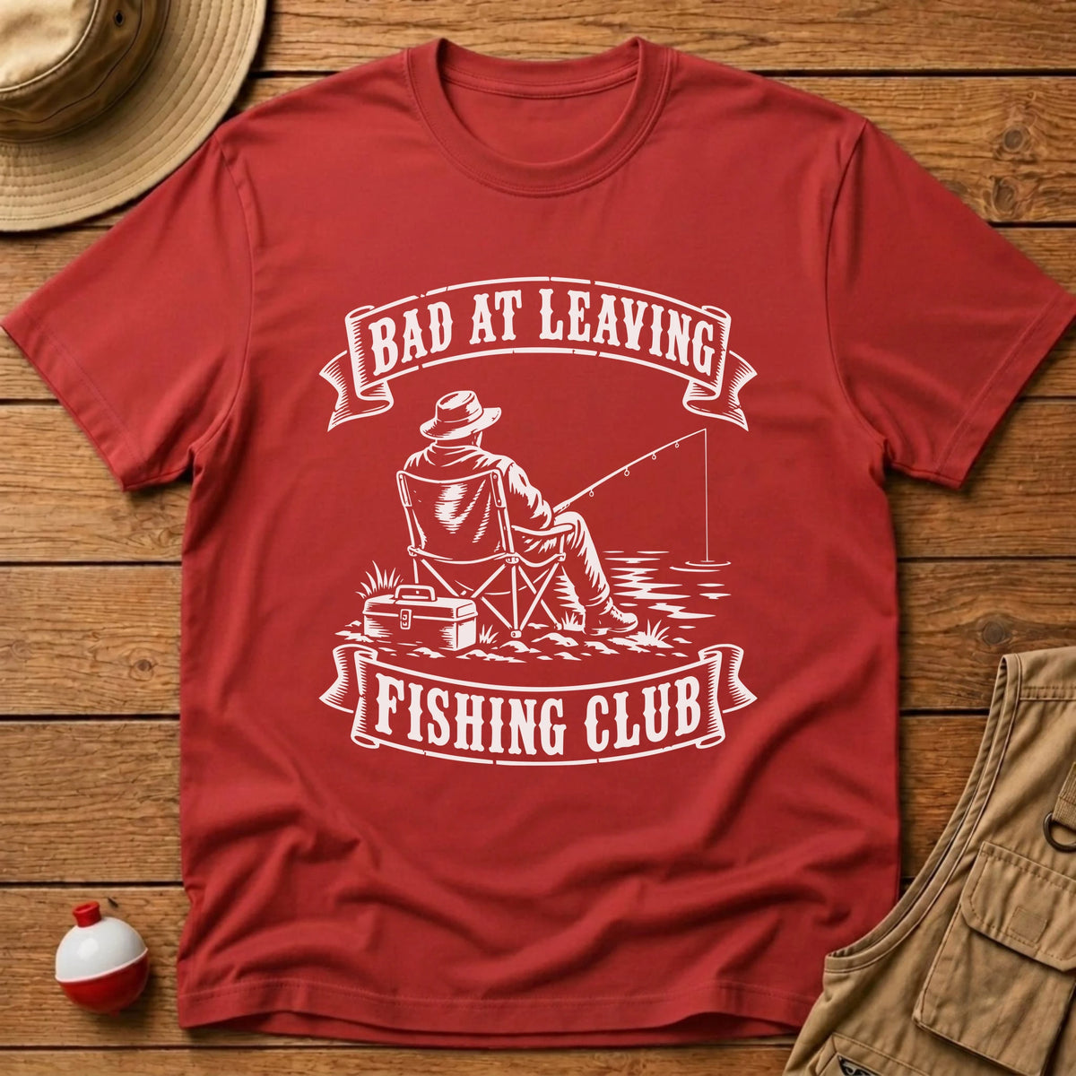 Bad At Leaving Club T-Shirt - Floating Bobber