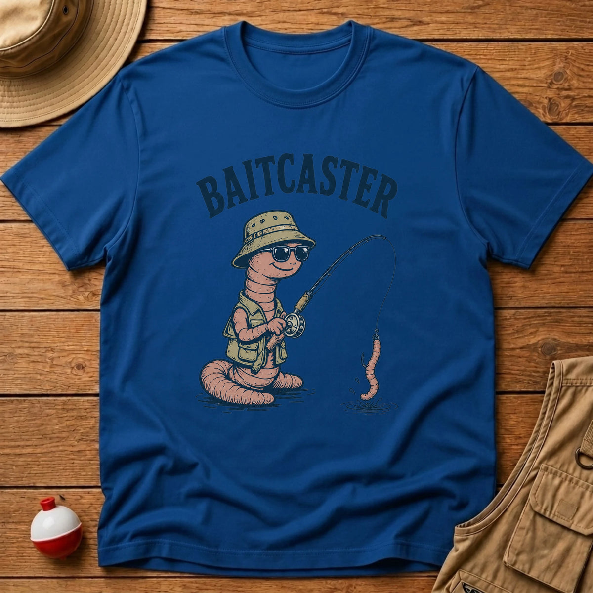 Bait Caster T-Shirt - Floating Bobber