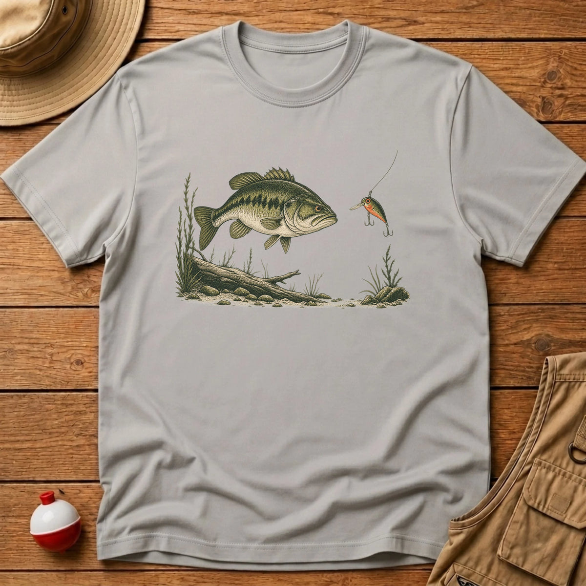 Bass Inspector T-Shirt - Floating Bobber