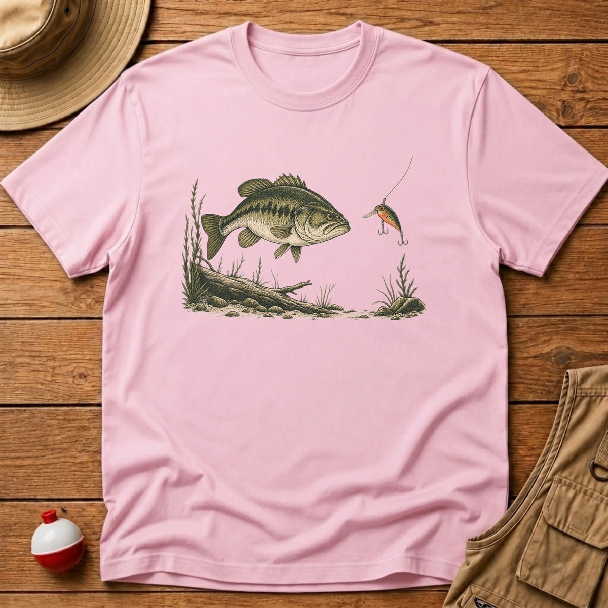 Bass Inspector T-Shirt - Floating Bobber
