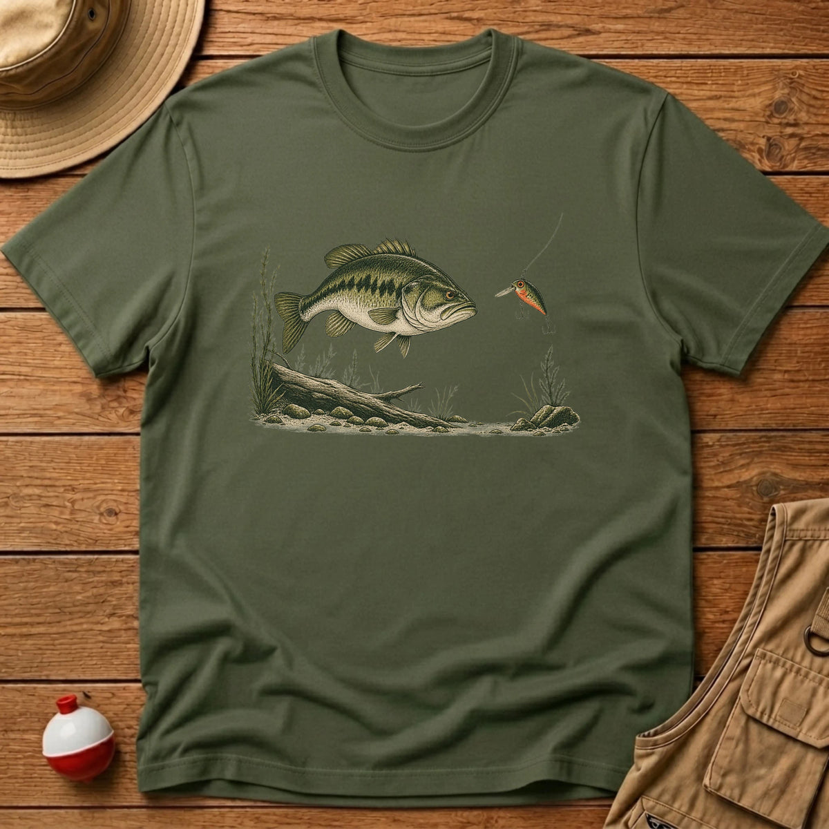 Bass Inspector T-Shirt - Floating Bobber