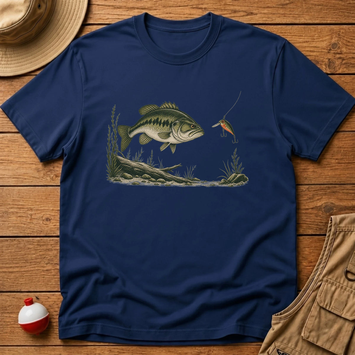 Bass Inspector T-Shirt - Floating Bobber