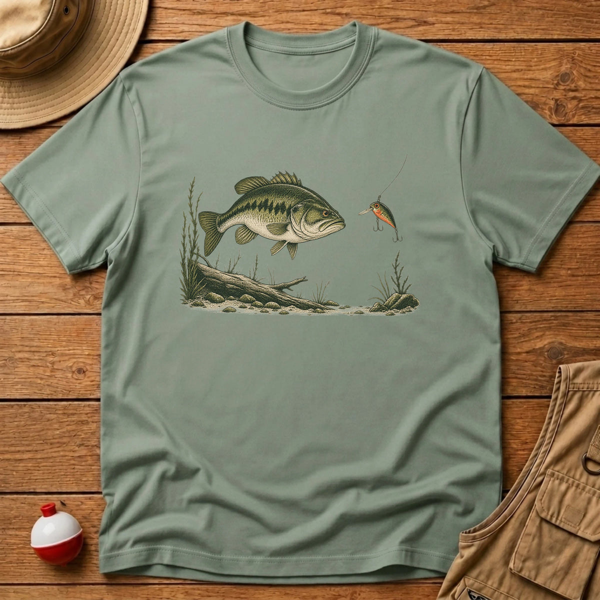 Bass Inspector T-Shirt - Floating Bobber