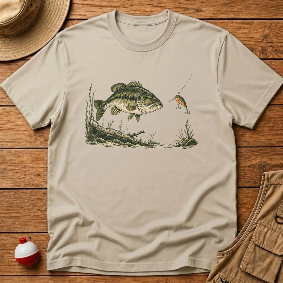 Bass Inspector T-Shirt - Floating Bobber