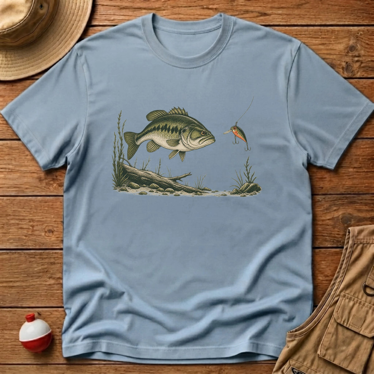 Bass Inspector T-Shirt - Floating Bobber