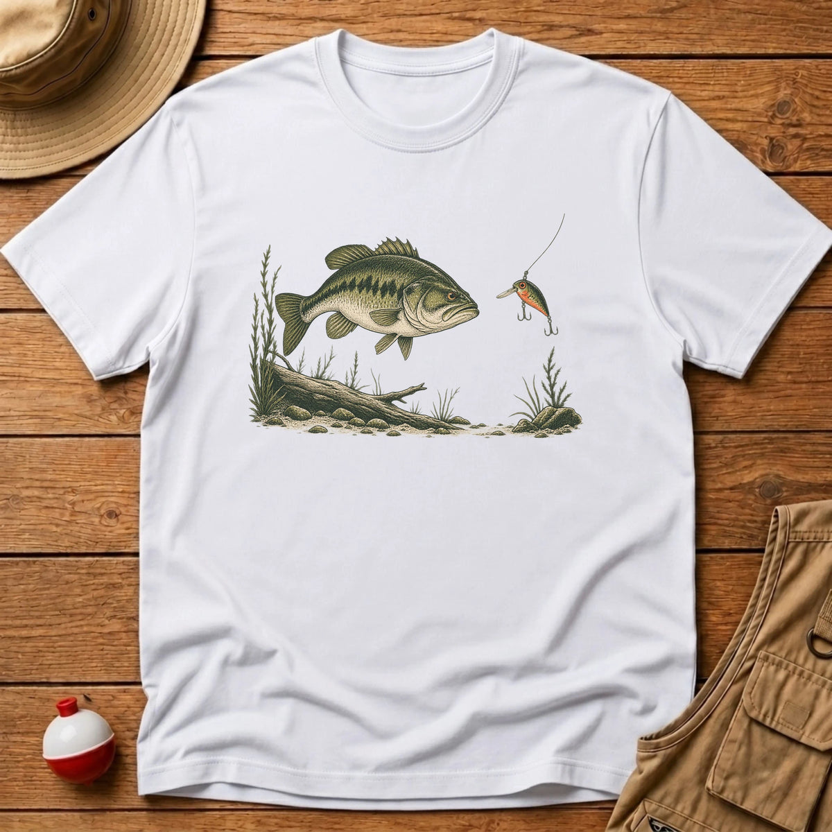 Bass Inspector T-Shirt - Floating Bobber