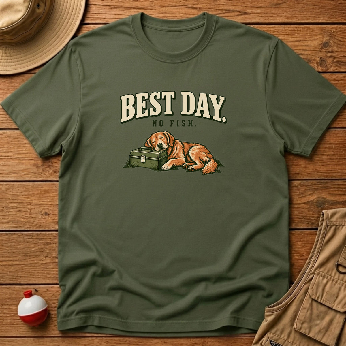 Best Dog Day T-Shirt - Floating Bobber