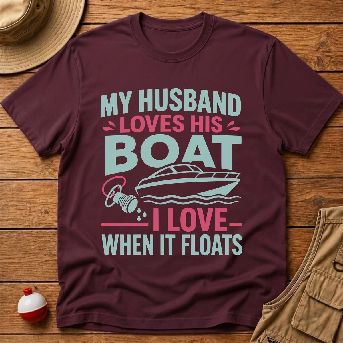 Boat Floats T-Shirt - Floating Bobber
