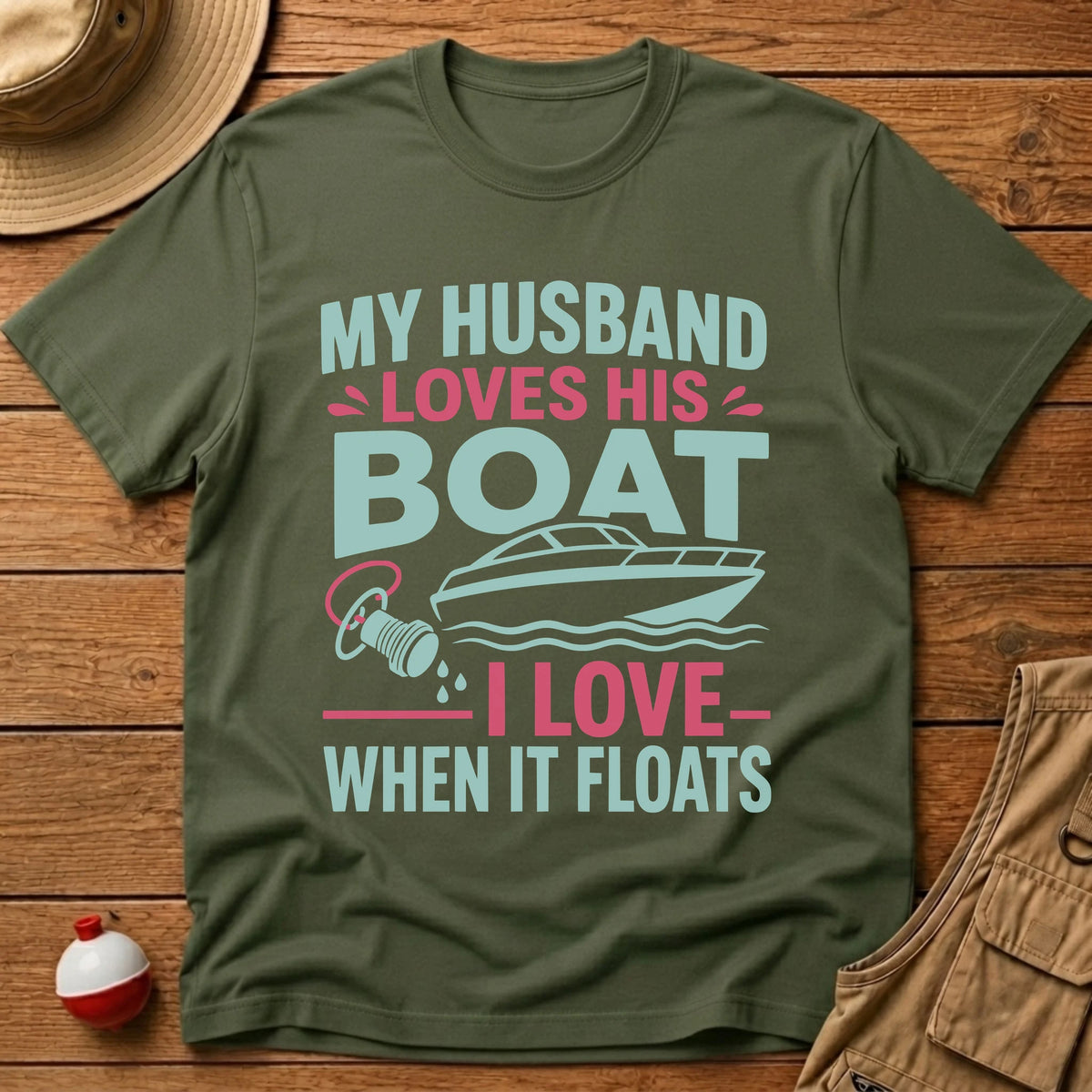 Boat Floats T-Shirt - Floating Bobber